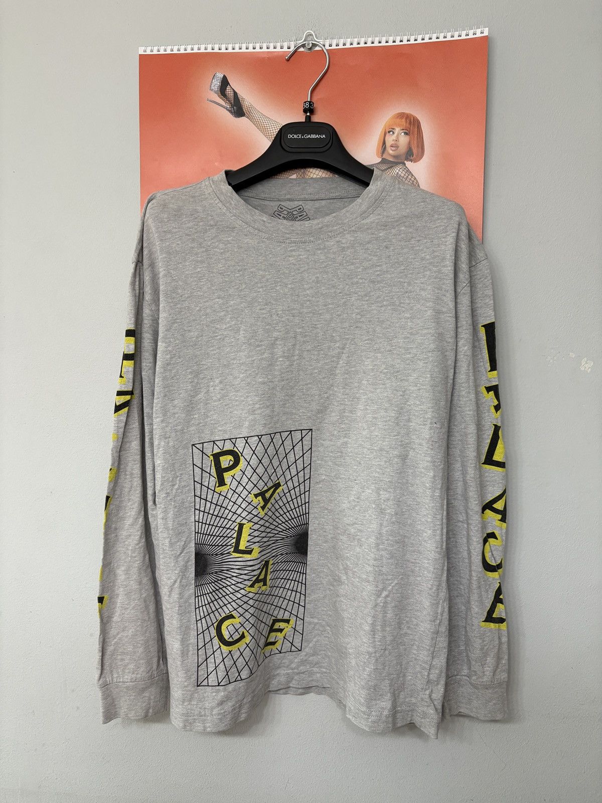 Palace Palasonic ダイアナプリントロングスリーブTシャツ Palace Palasonic Long Sleeve Tee Grey Princess Diana | Grailed