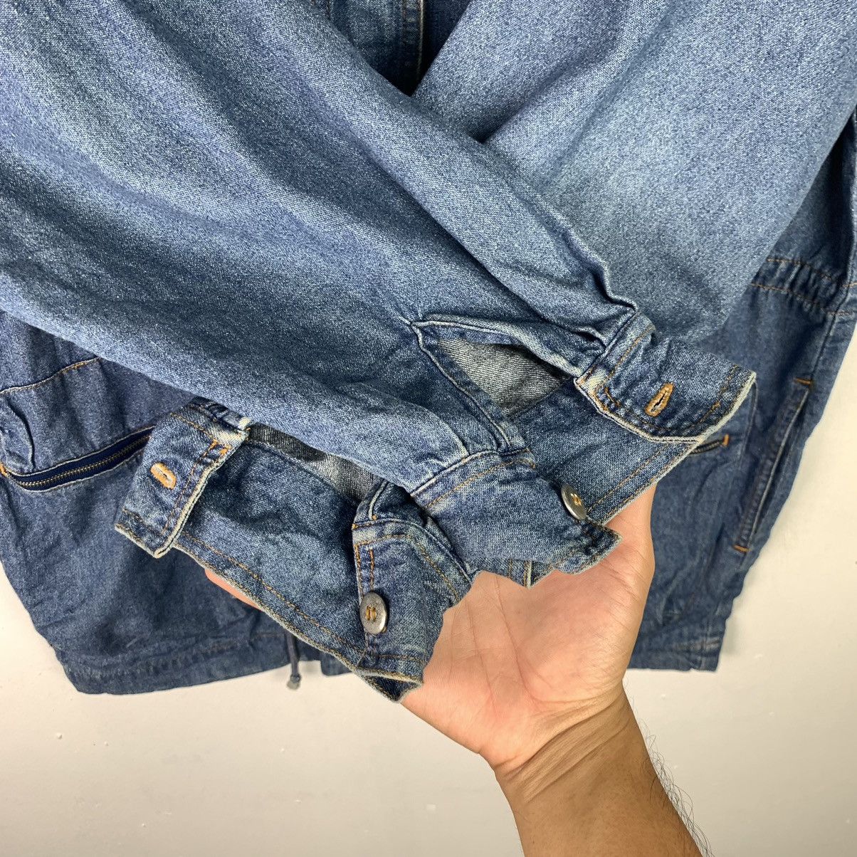 Japanese Brand × Vintage Vintage Japanese Brand QPS Denim Jacket Size US M / EU 48-50 / 2 - 7 Thumbnail