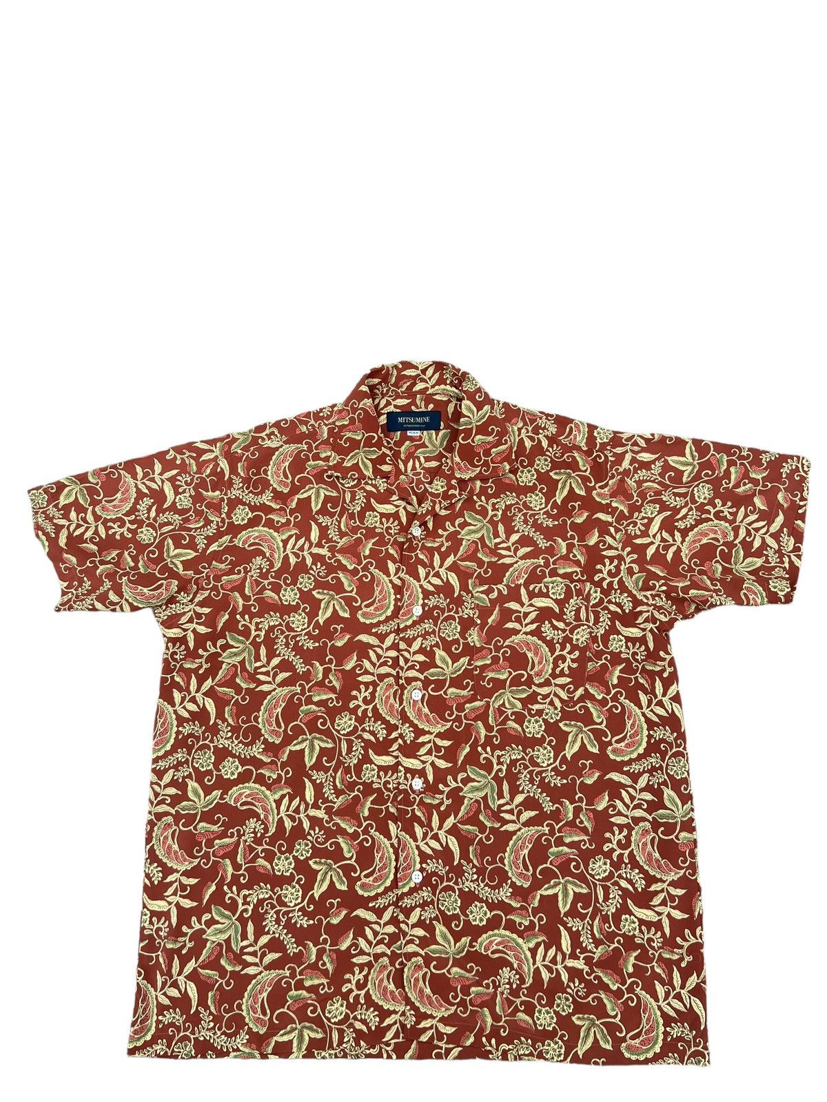 Other Vintage 90s MITSUMINE Japan Flowers Oversized Hawaiian Shirt Size US M / EU 48-50 / 2 - 1 Thumbnail