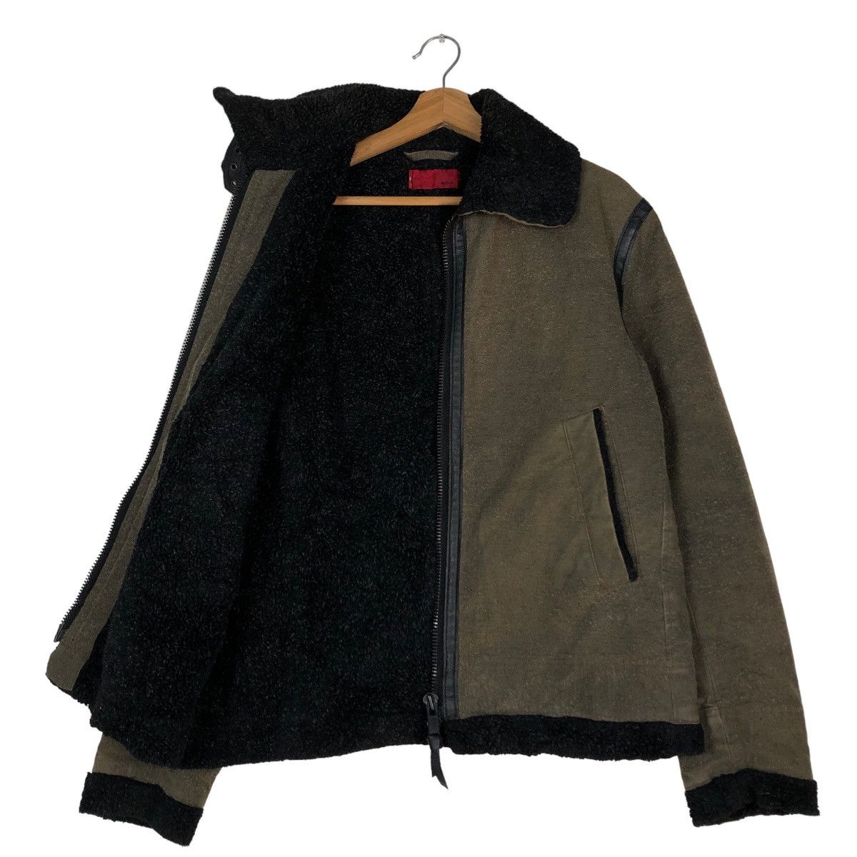 Japanese Brand 🔥VINTAGE SHEARLING BLANKET JACKET LEVIS ZIPPER Size US M / EU 48-50 / 2 - 11 Thumbnail