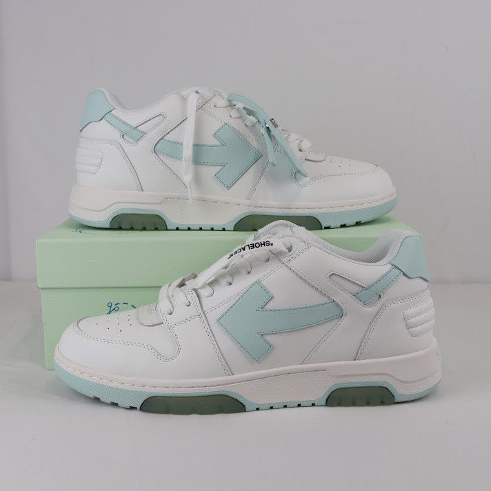 Off-White Q:3 / Out of Office Calf Leather Sneakers in White