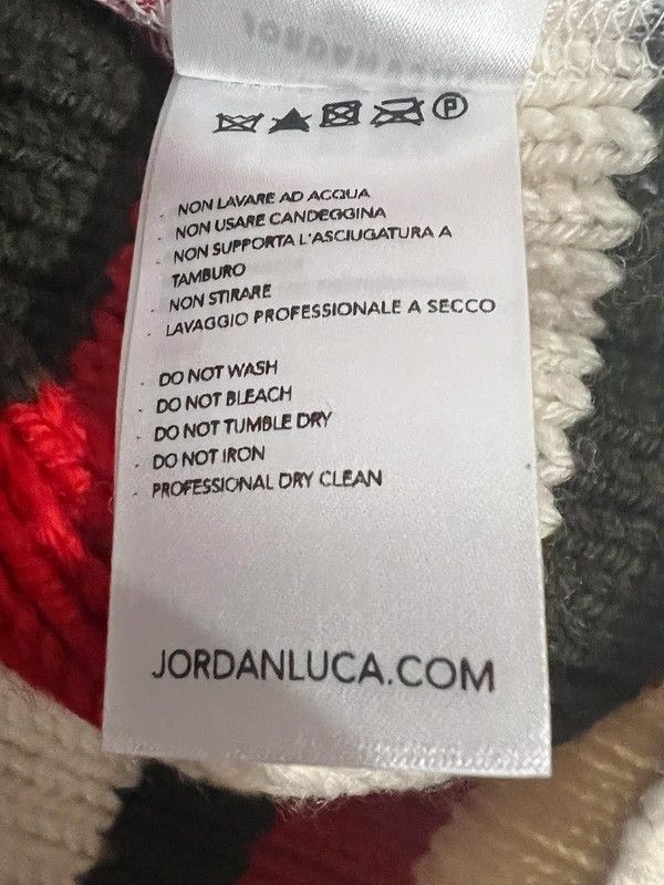 JordanLuca Oversize Striped Ladder-Stitch Turtleneck Sweater Size US S / EU 44-46 / 1 - 6 Thumbnail