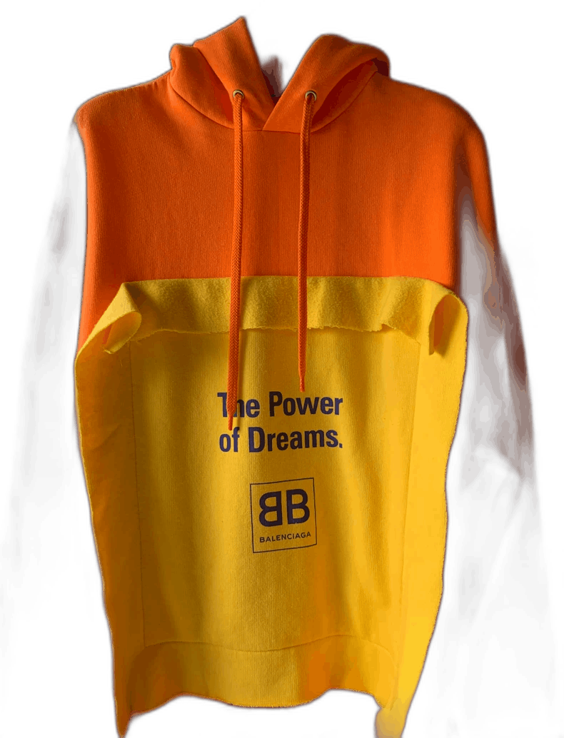 Balenciaga balenciaga color block hoodie with slogan Size US XS / EU 42 / 0 - 1 Thumbnail