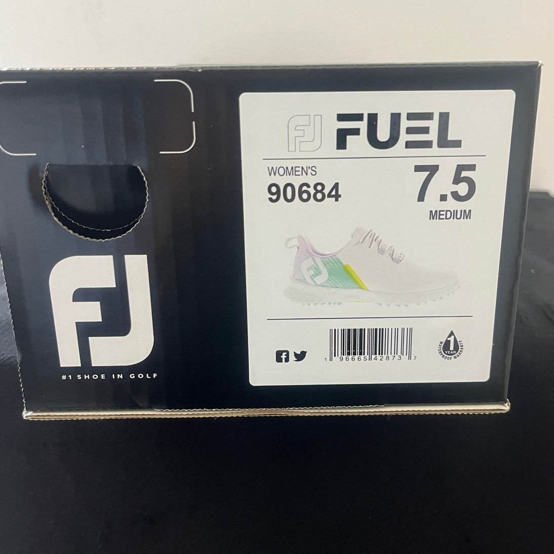 Footjoy FootJoy Womens Fuel Golf Shoes White/Green 90684 NWT SZ 7.5 Size US 7 / EU 40 - 6 Thumbnail