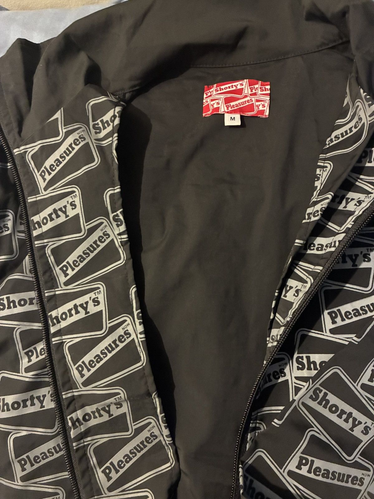 Pleasures Pleasures x Shorty’s Reflective Track Jacket - Size M Size US M / EU 48-50 / 2 - 4 Thumbnail