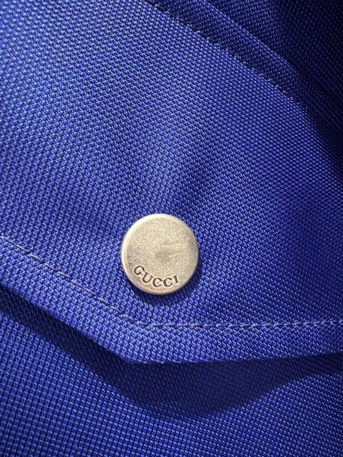 Gucci “Gucci Blue Web Stripe Hooded Jacket / Windbreaker – New” Size US M / EU 48-50 / 2 - 9 Thumbnail