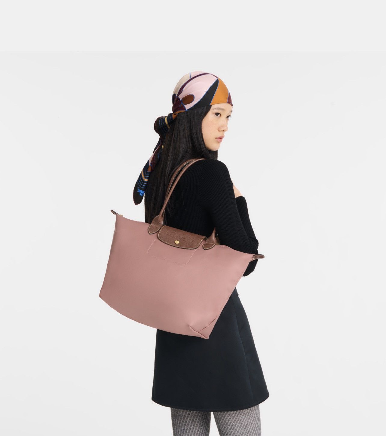 Longchamp LE PLIAGE ORIGINAL L TOTE BAG Pink Tea - Recycled Canvas Size ONE SIZE - 2 Thumbnail