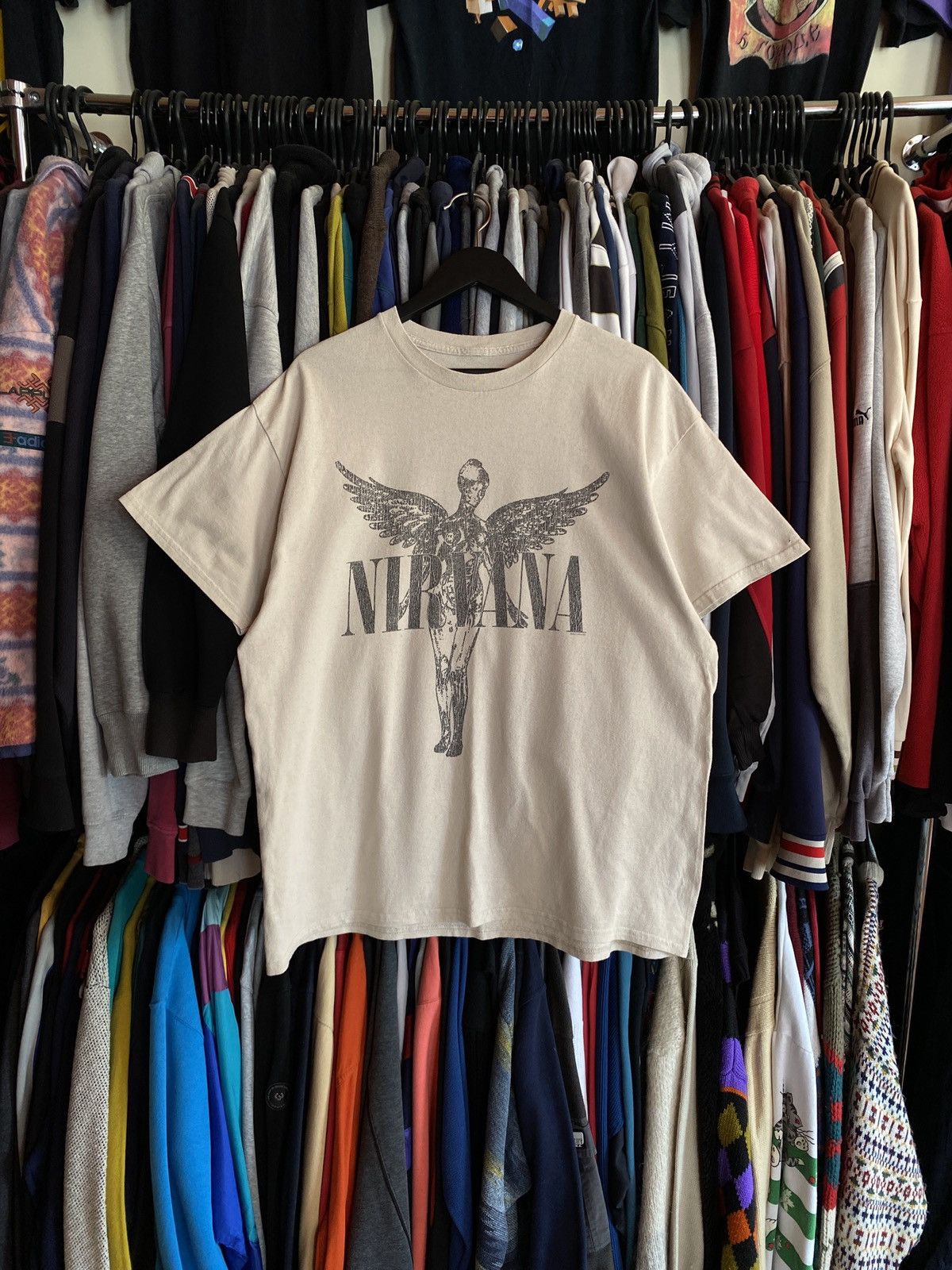 Nirvana VINTAGE NIRVANA KURT COBAIN T-SHIRT Y2k Size US XL / EU 56 / 4 - 1 Thumbnail