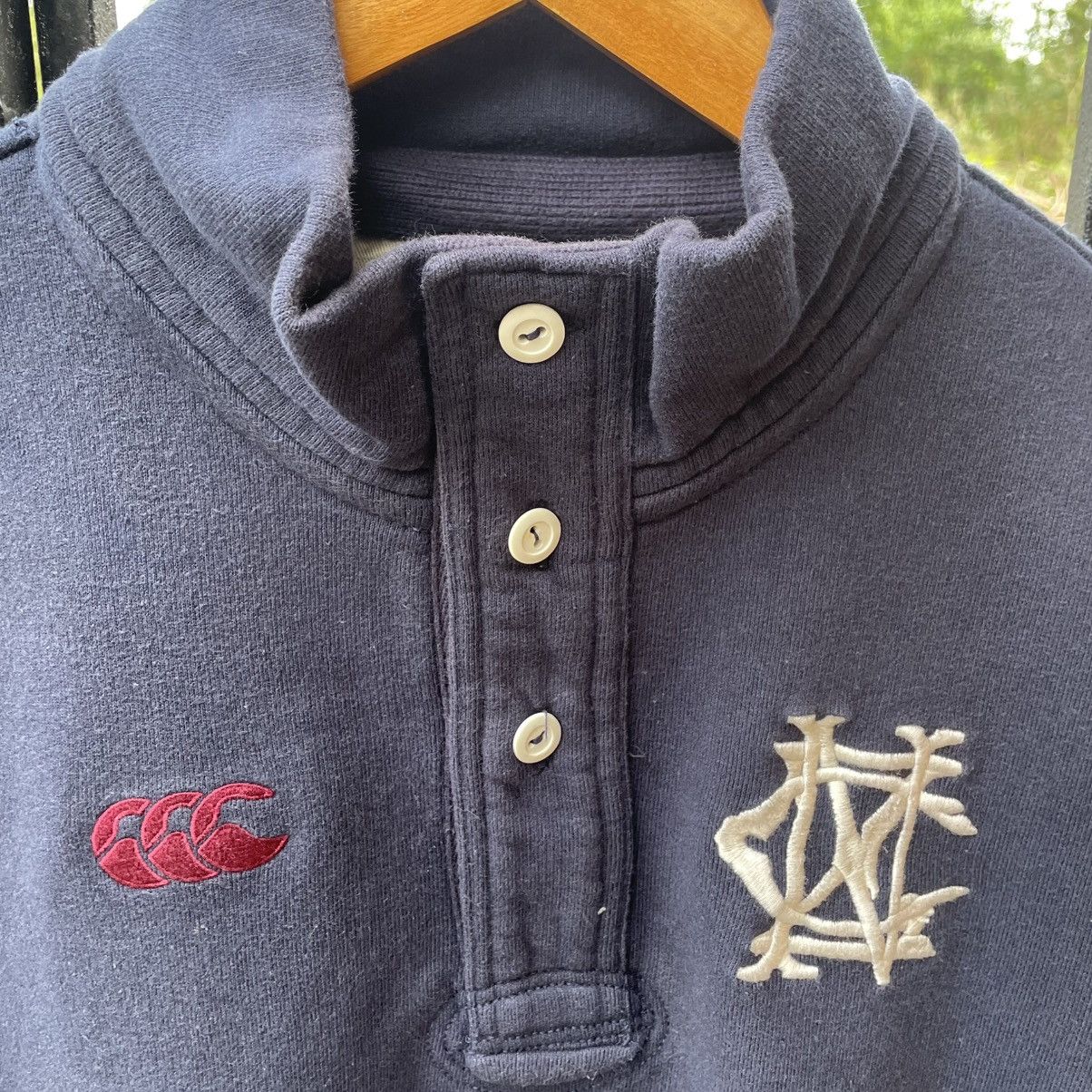 Canterbury of New Zealand 🔥Vintage Canterbury Logo Half Buttons Rugby Sweatshirts Size US S / EU 44-46 / 1 - 12 Thumbnail