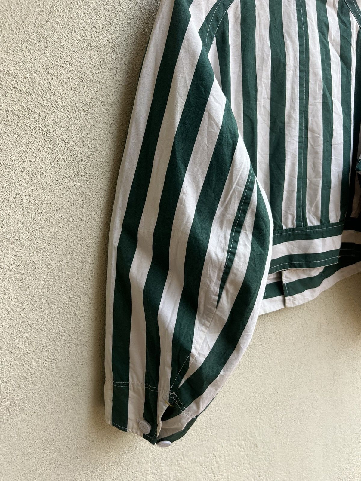 45rpm Vintage 90s 45rpm Japan Border Striped Cropped Jacket Size US XL / EU 56 / 4 - 19 Thumbnail