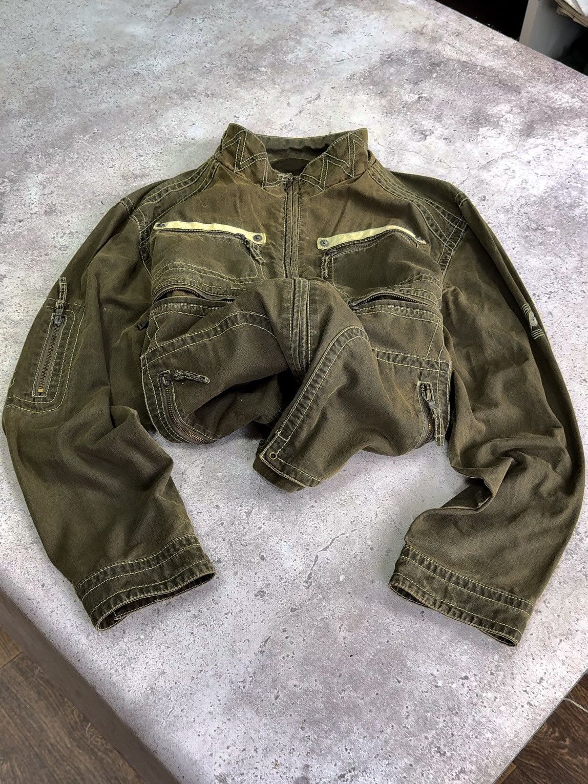 Junya Watanabe Vintage Faded Multi-pocket Cargo Junya Watanabe Style Jacket Size US L / EU 52-54 / 3 - 1 Thumbnail