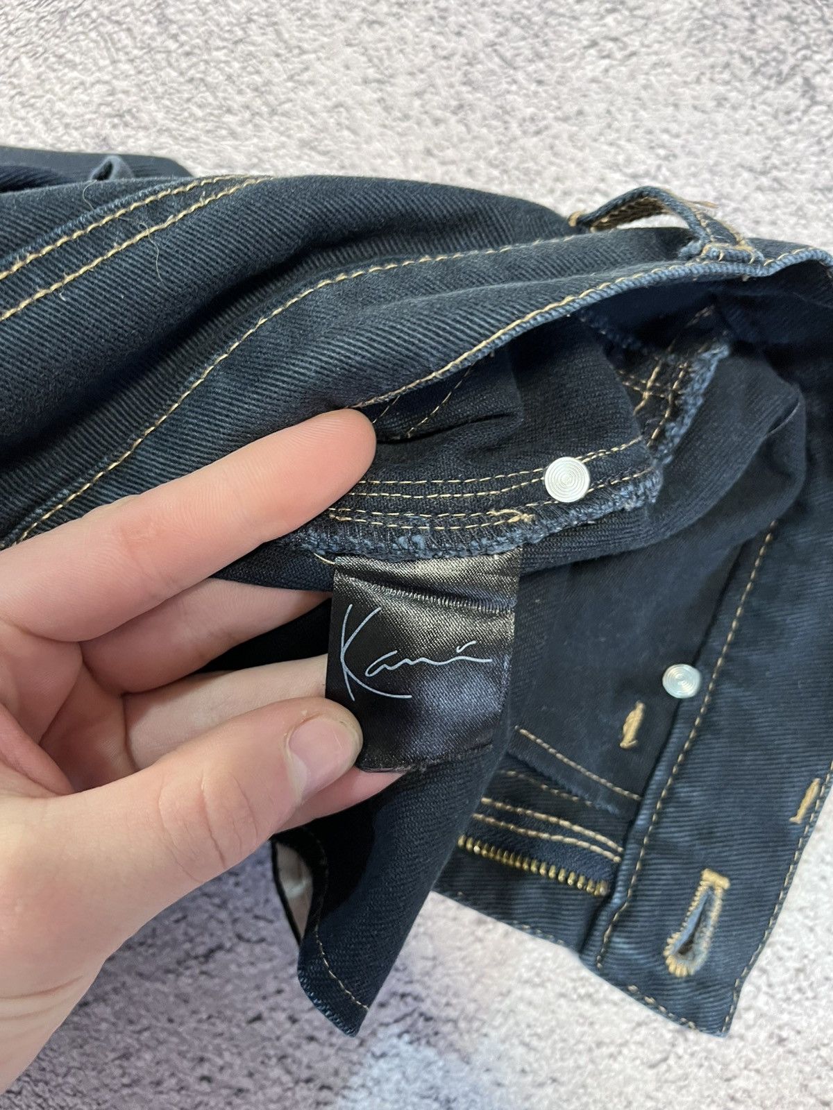 Karl Kani Vintage Karl Kani Carpenter Cargo Jeans Workwear Denim S Y2K Size US 30 / EU 46 - 9 Thumbnail