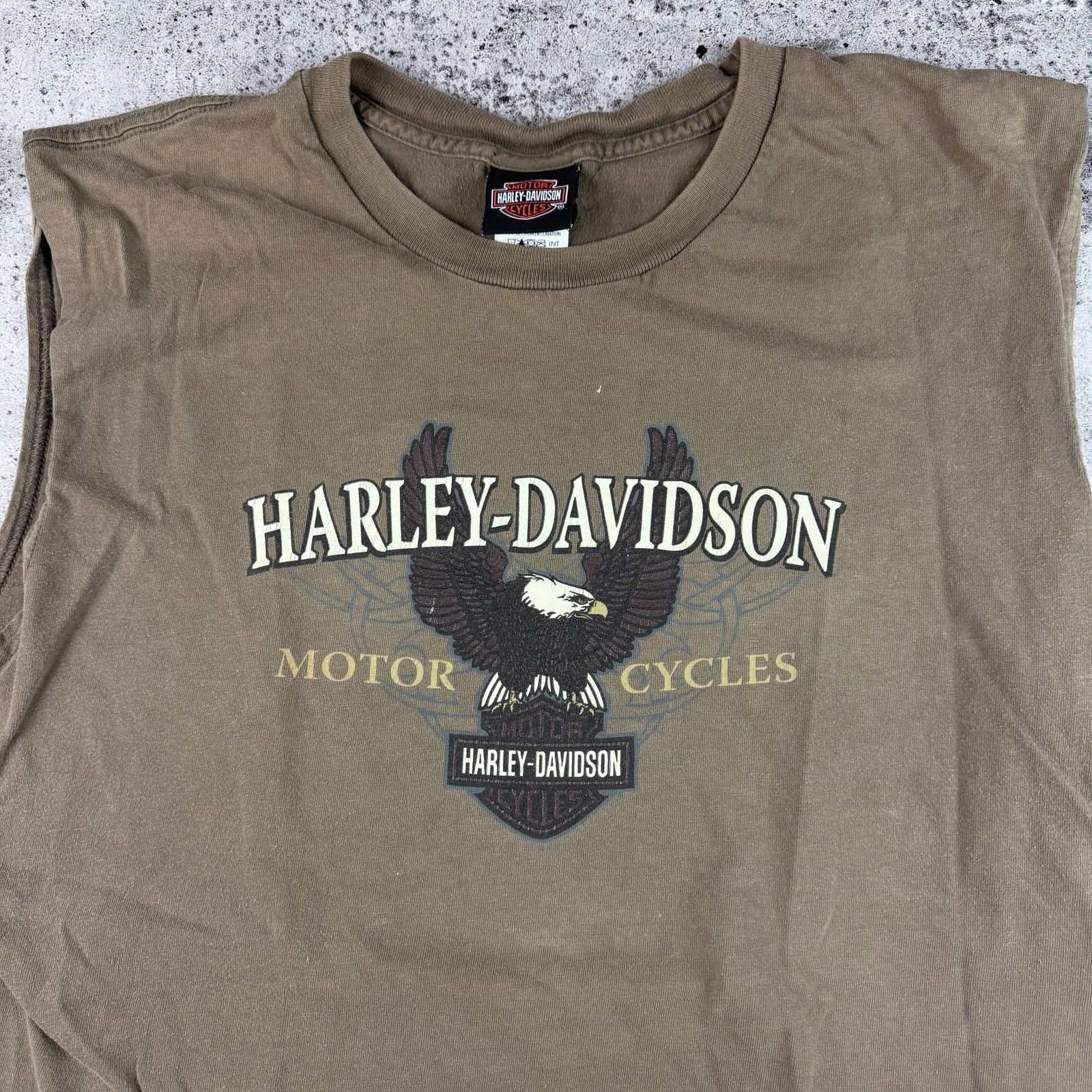 Harley Davidson Harley Davidson Sleeveless Shirt size XL Eagle Biker Shirt Size US XL / EU 56 / 4 - 4 Thumbnail
