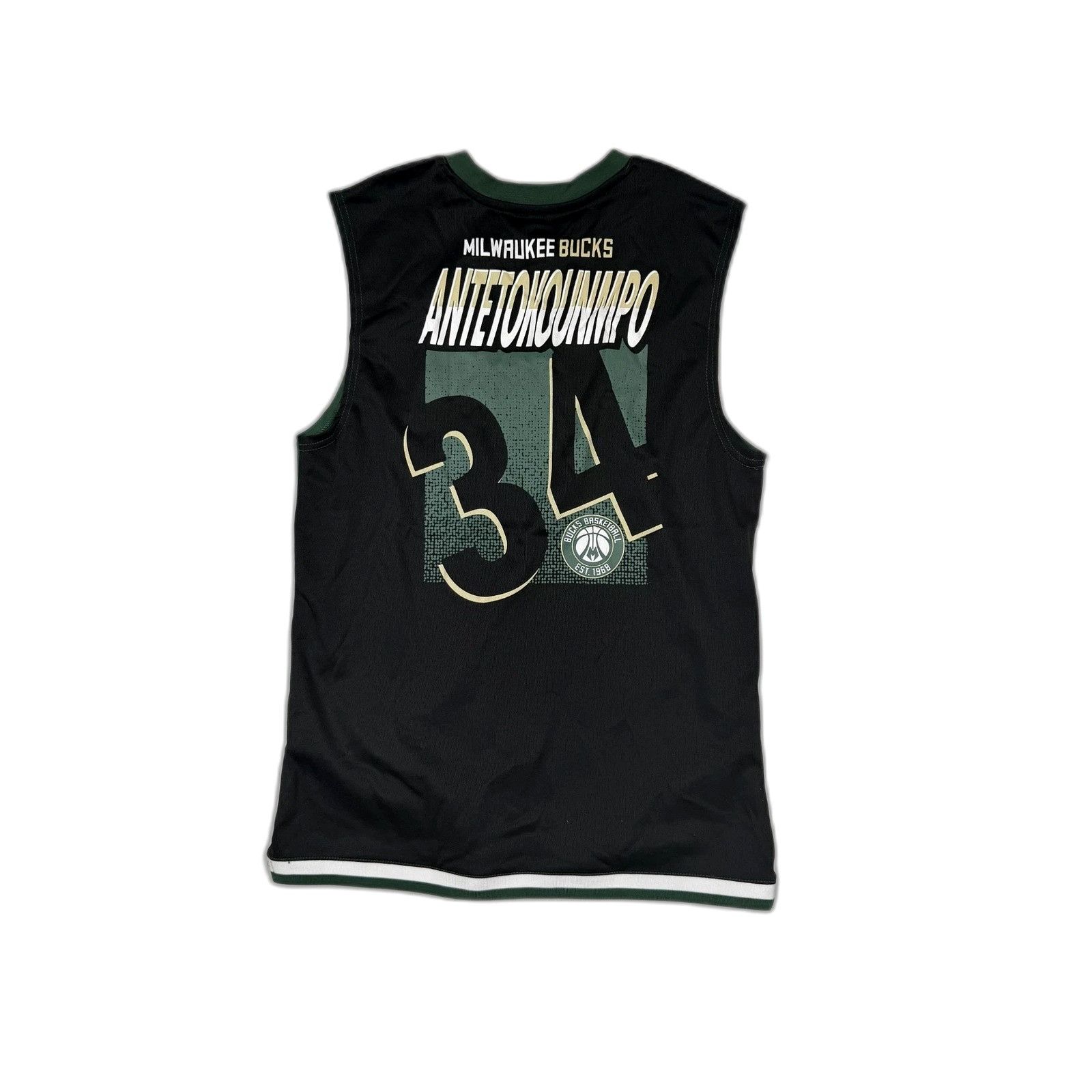 NBA UNK Giannis Antetokounmpo Milwaukee Bucks NBA Jersey Black G Size US S / EU 44-46 / 1 - 1 Thumbnail