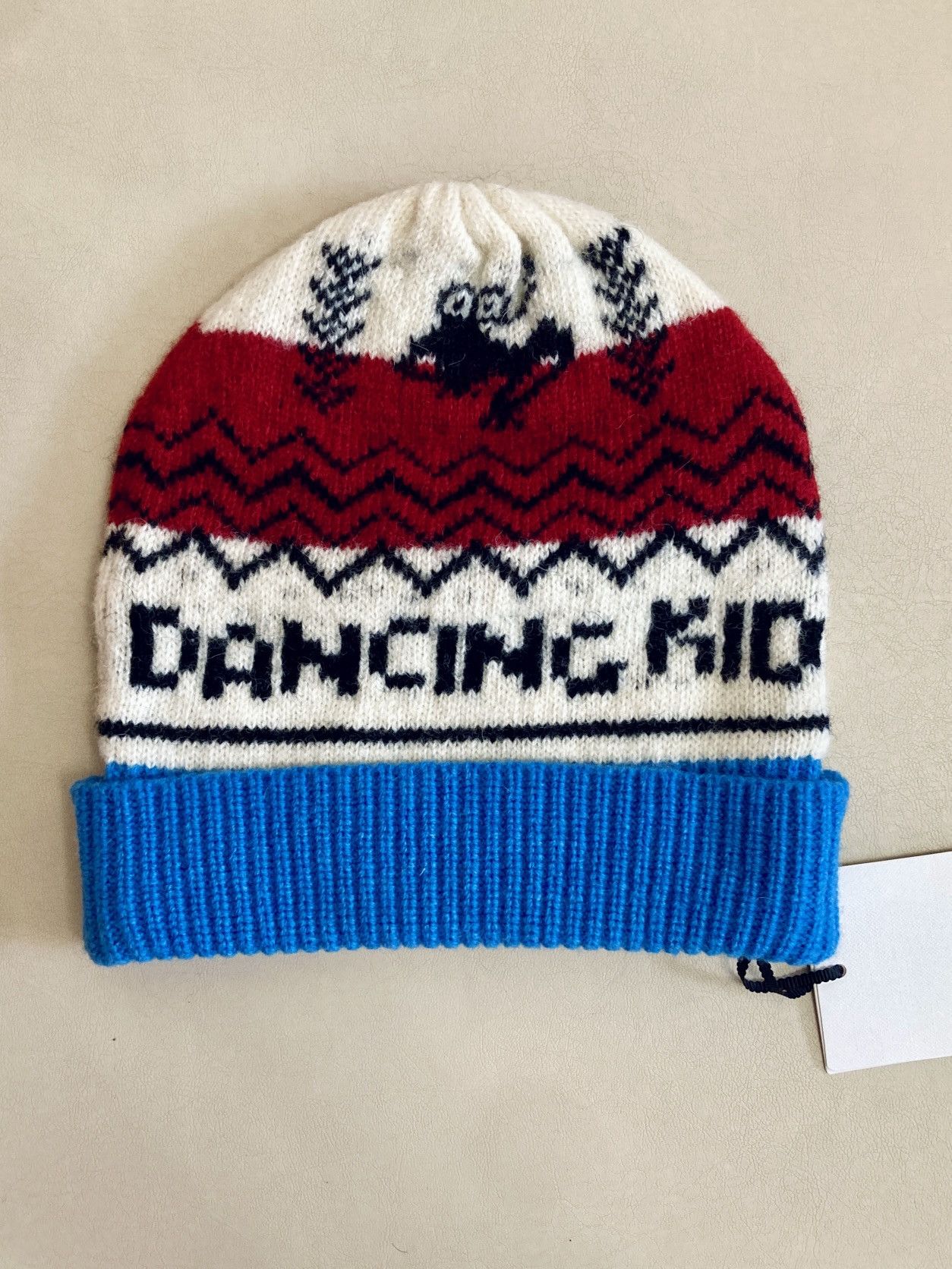 Celine CELINE BY HEDI SLIMANE 21SS DANCING KID FAIR ISLE BEANIE Size ONE SIZE - 2 Thumbnail