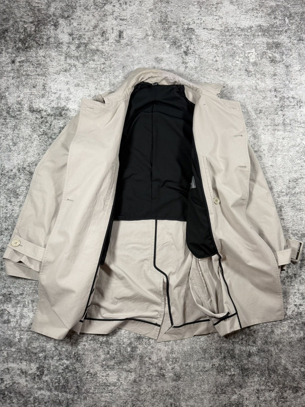Dior FW11 Dior Homme KVA Beige Doublure Belted Trench Coat Size US M / EU 48-50 / 2 - 3 Thumbnail