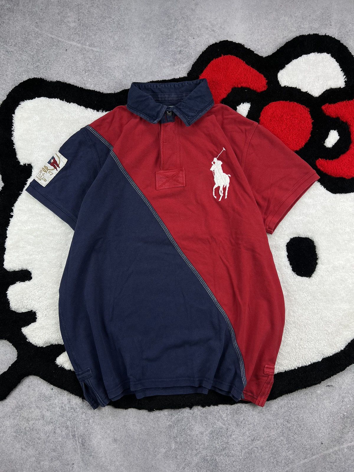 Ralph Lauren Vintage Polo Ralph Lauren Yacht Club Chief Keef Style Polo Size US L / EU 52-54 / 3 - 1 Thumbnail