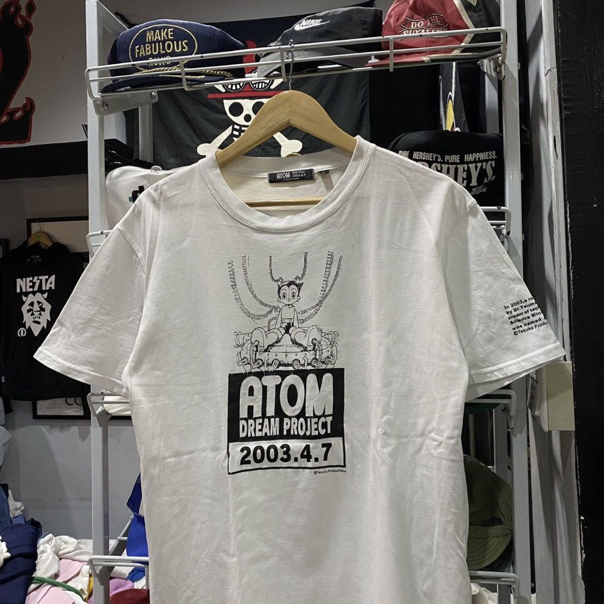 Anime Vintage Astro Boy Atom Dream Project 2003 Tee - Anime Y2K Size US L / EU 52-54 / 3 - 3 Thumbnail