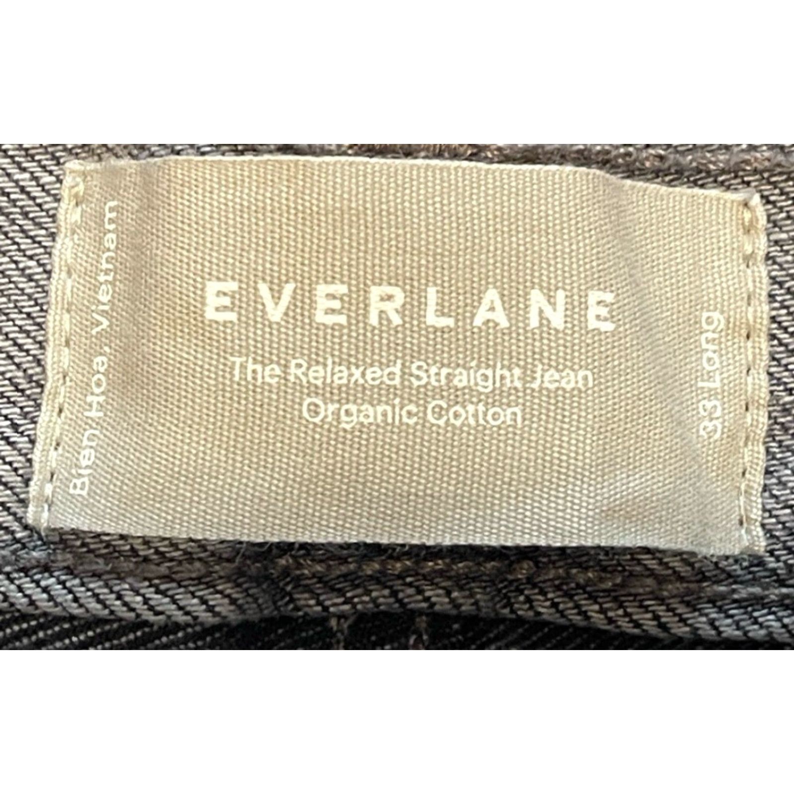 Everlane VINTAGE Everlane Relaxed Straight Jeans Woman Tall 33 Long Gray Jeans Straight 40 Waist 30 Inseam Size 24" / US 00 / IT 34 - 5 Thumbnail