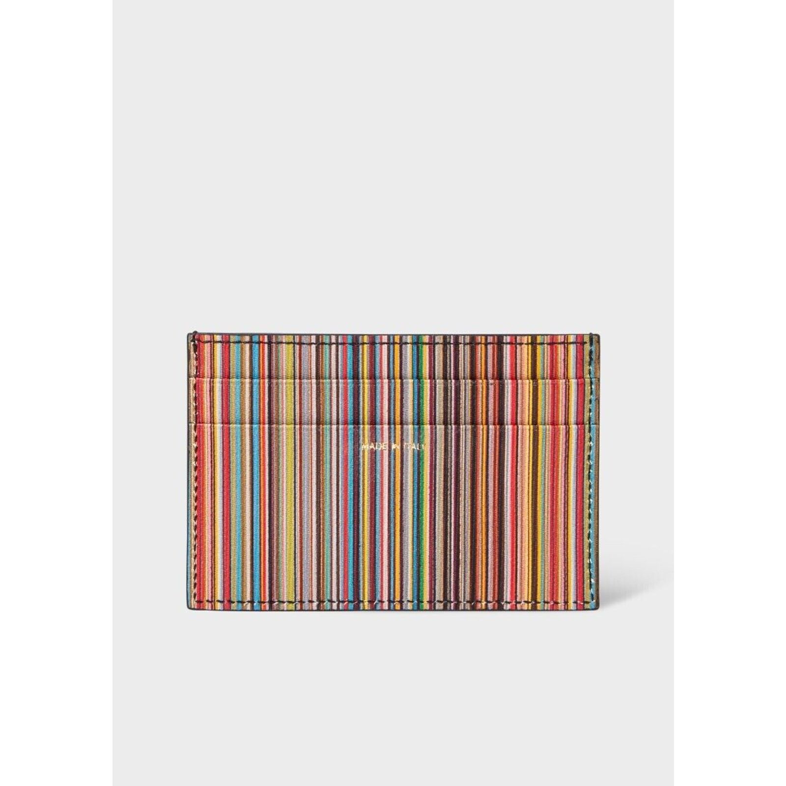 Paul Smith NWT $200 Paul Smith Multistripe Card Holder. Made in Italy. Size ONE SIZE - 5 Thumbnail