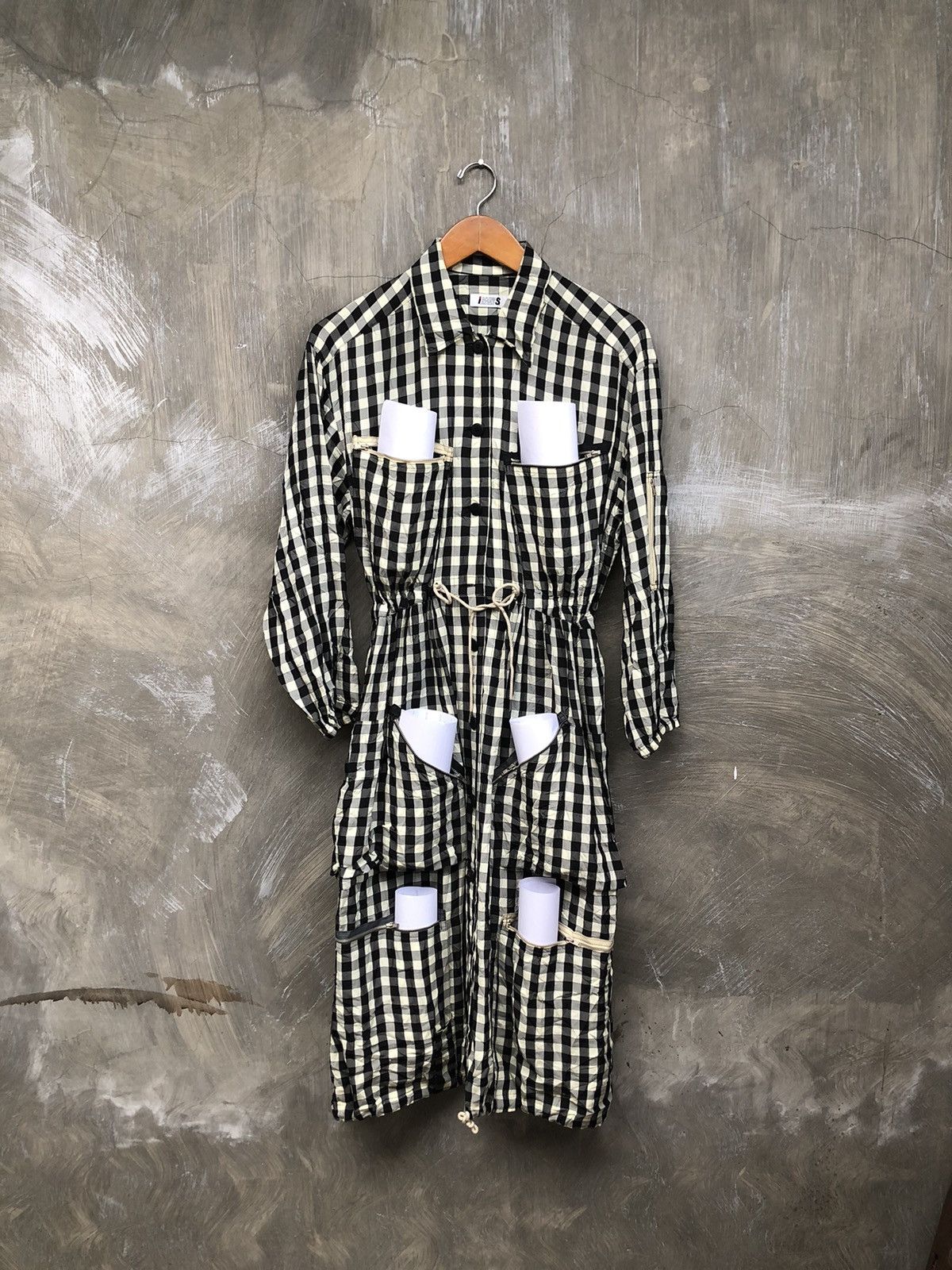 Issey Miyake Vintage Issey Miyake Multi Zipper Pocket Maxi Dress Size M / US 6-8 / IT 42-44 - 1 Thumbnail