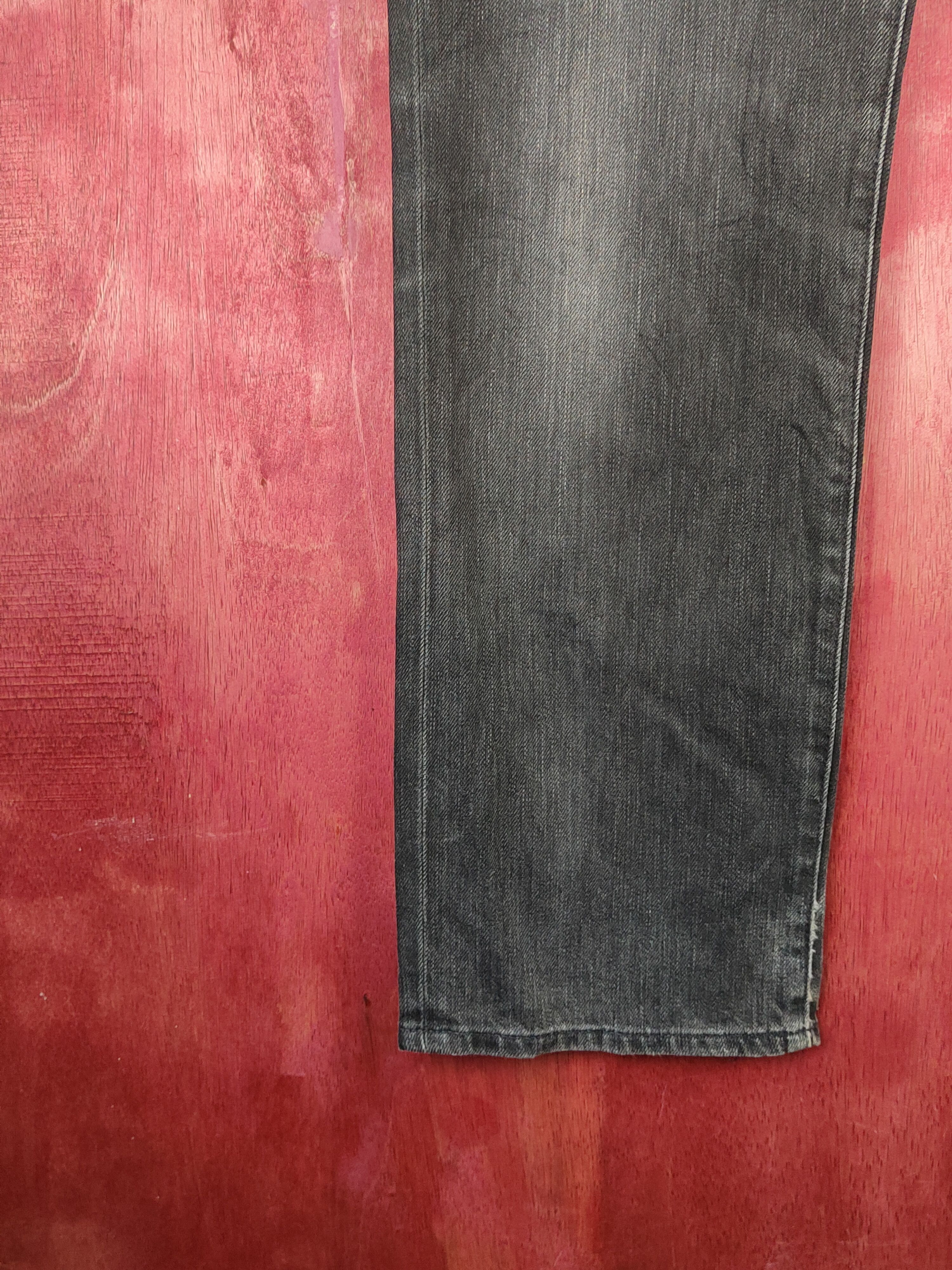 Japanese Brand Uniqlo Blue Faded Distressed Ripped Jeans #S1701 Size US 33 - 5 Thumbnail