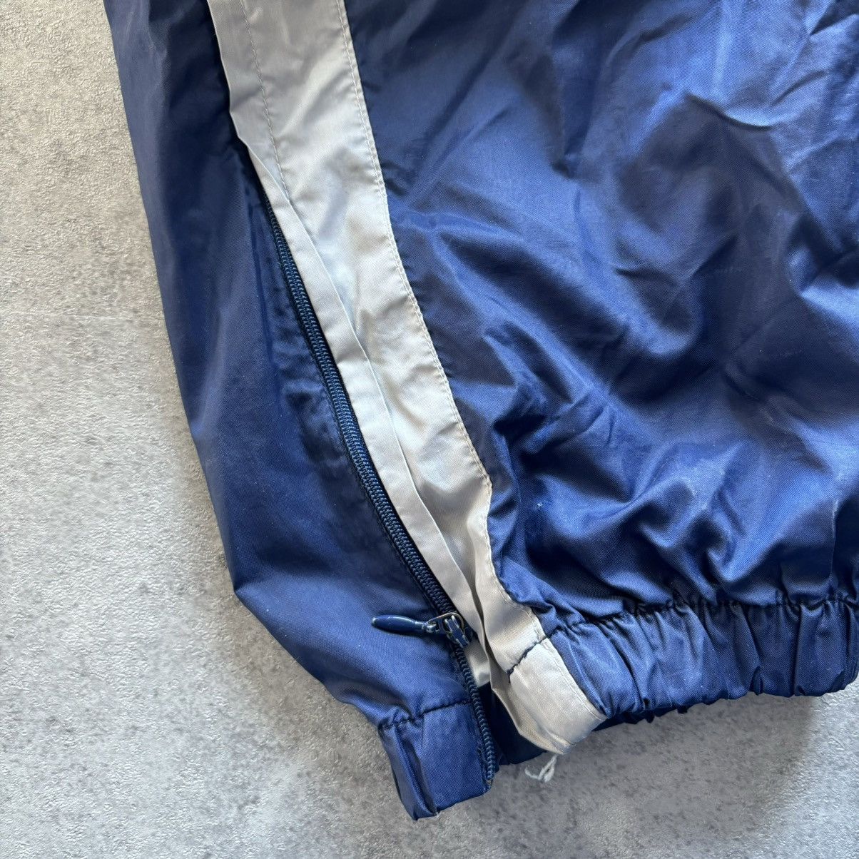 Adidas Blue with gray stripe lined adidas track pants Size US 36 / EU 52 - 2 Thumbnail