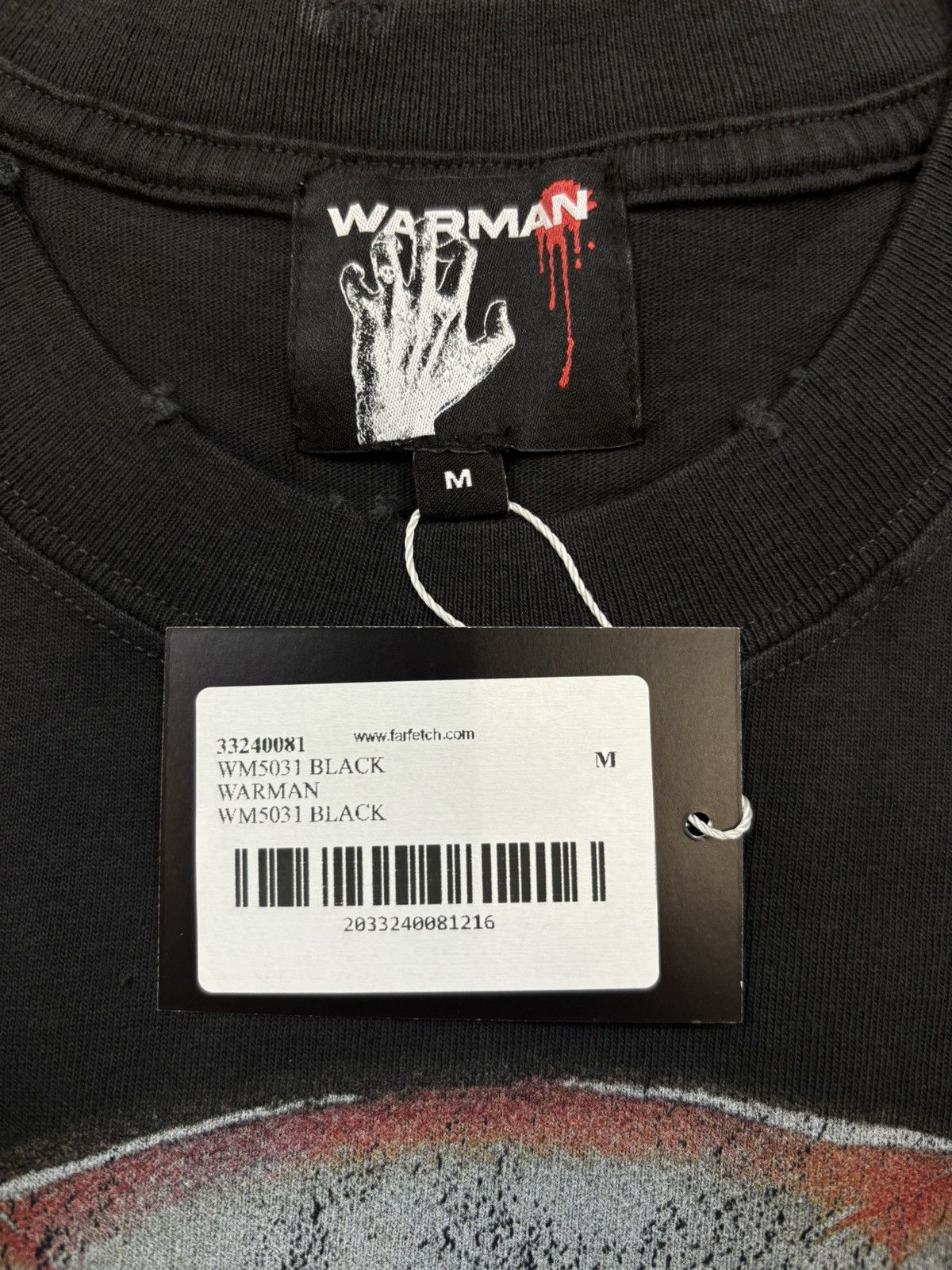 Vintage Warman Open Your Eye Graphic T-Shirt, Washed Black Size US M / EU 48-50 / 2 - 7 Thumbnail
