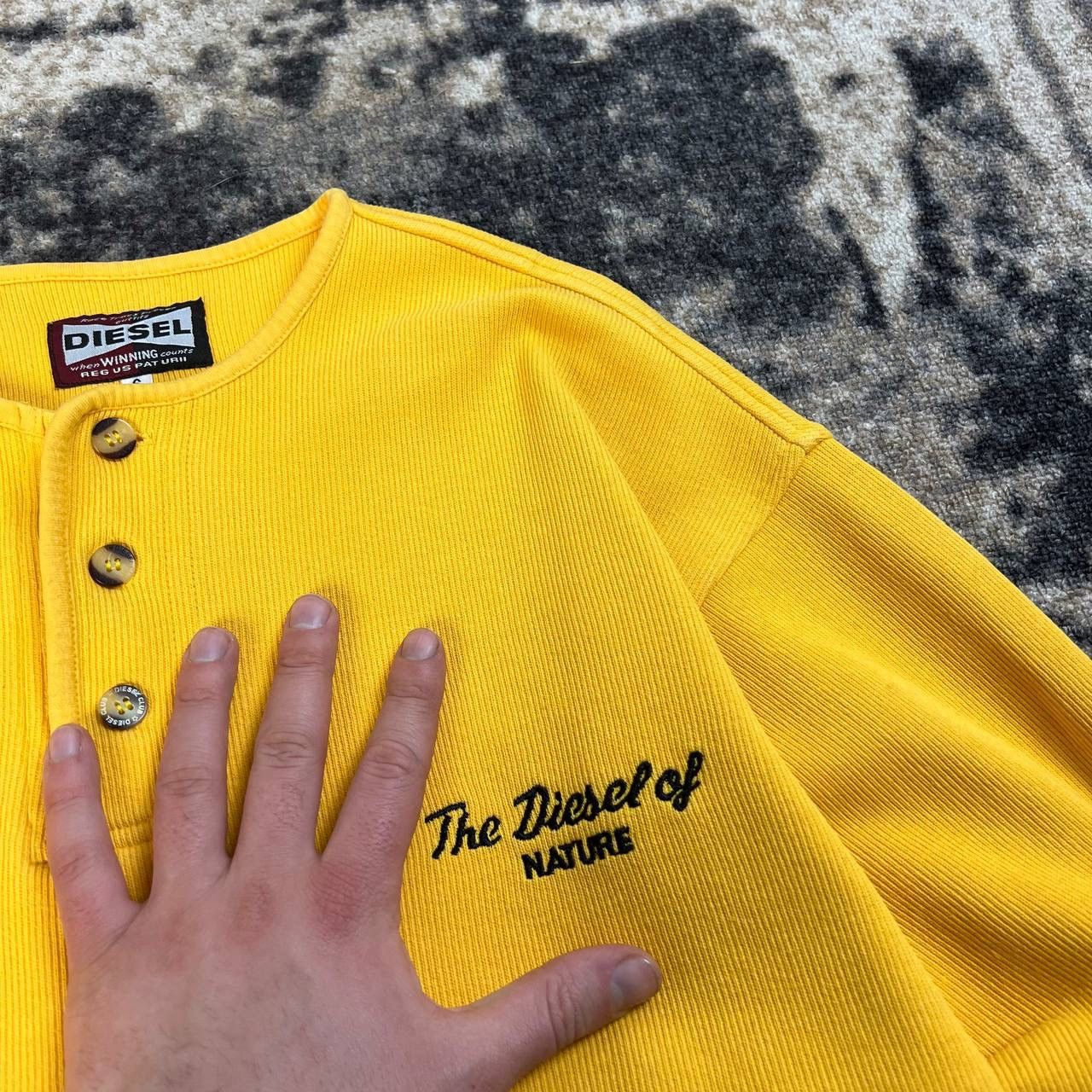 Diesel Diesel Archive Vintage 90s 1/4 Button Up Sweatshirt Size US S / EU 44-46 / 1 - 4 Thumbnail