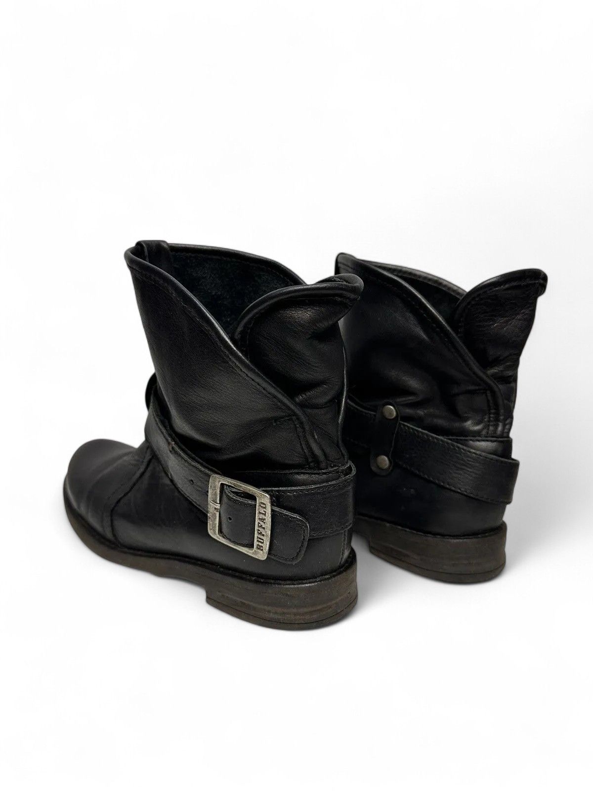A.S.98 Buffalo Black Platform Boots Vintage Y2K Streetwear Style Size US 9 / IT 39 - 6 Thumbnail