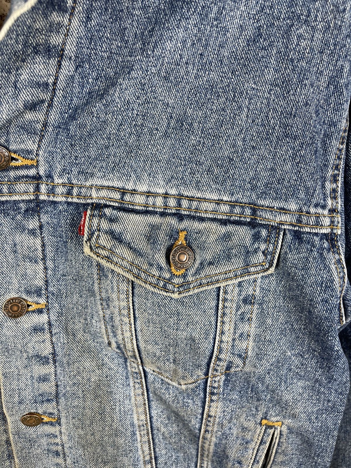 Levi's Levi’s vintage 90s faded checkered lining trucker jacket Size US XL / EU 56 / 4 - 11 Thumbnail