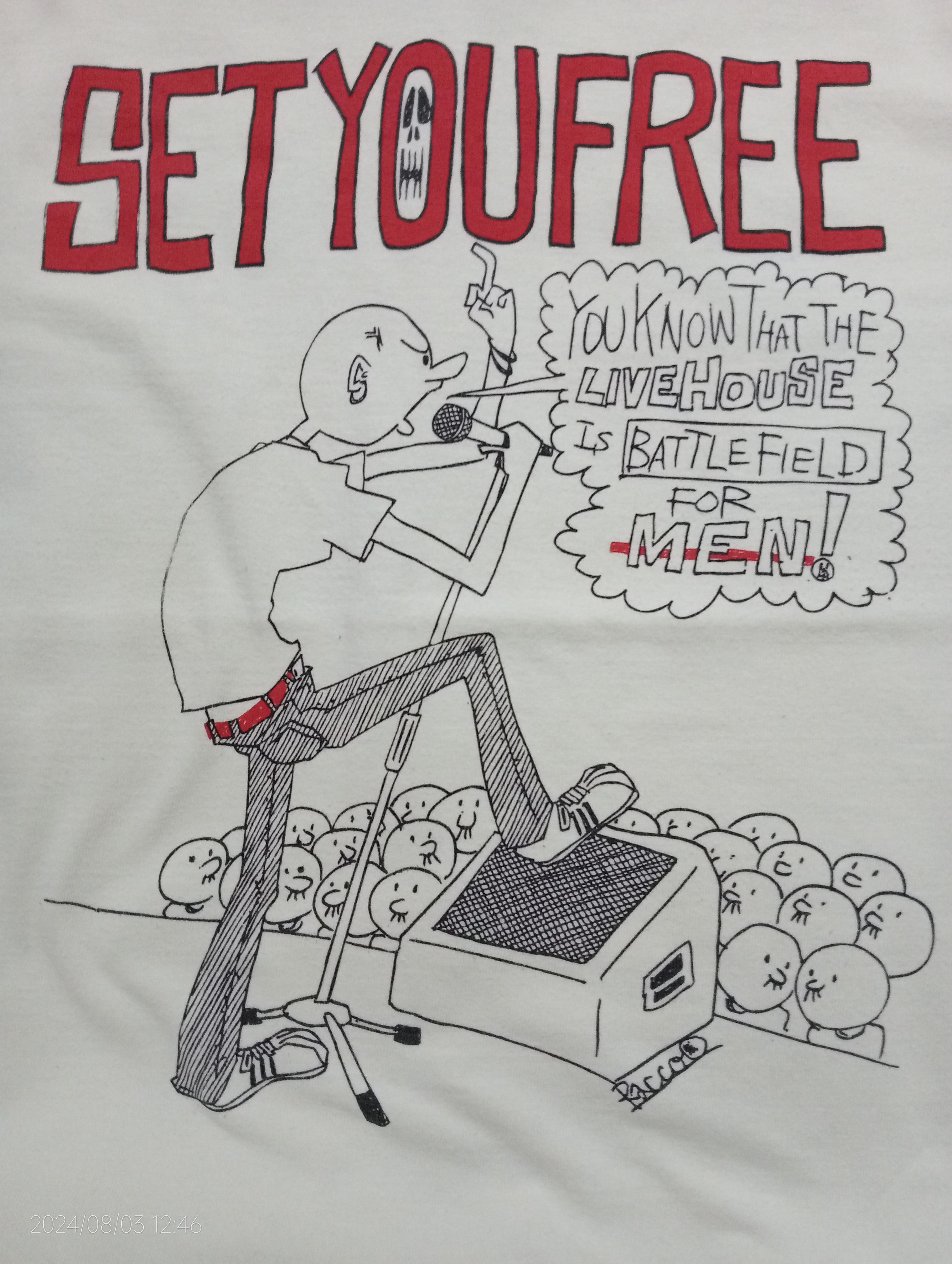 Band Tees Set You Free Humor Tee Size US M / EU 48-50 / 2 - 2 Thumbnail