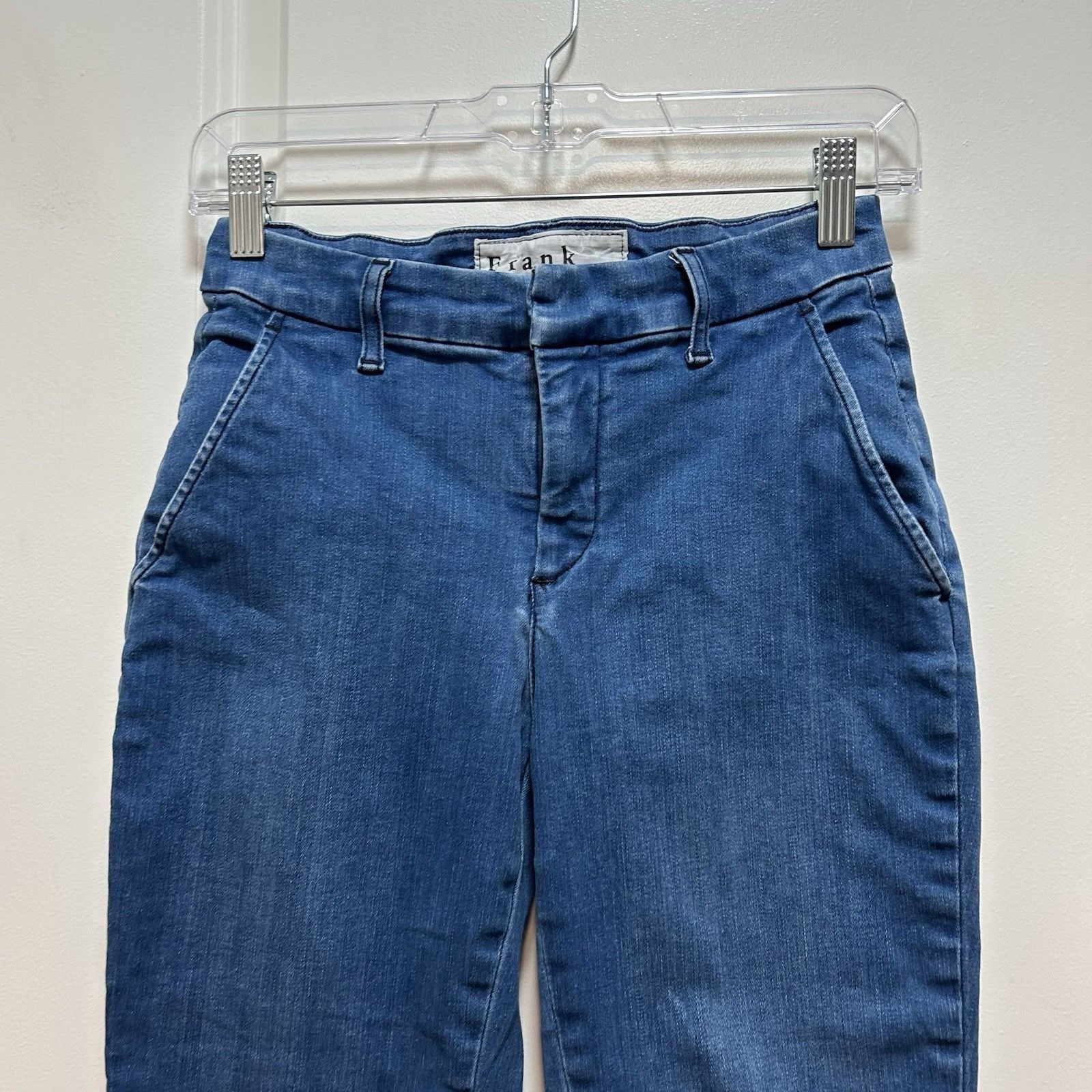 Frank & Eileen Frank & Eileen Wicklow Performance Cropped Blue Denim Jeans Size 25" / US 0 / IT 36 - 5 Thumbnail