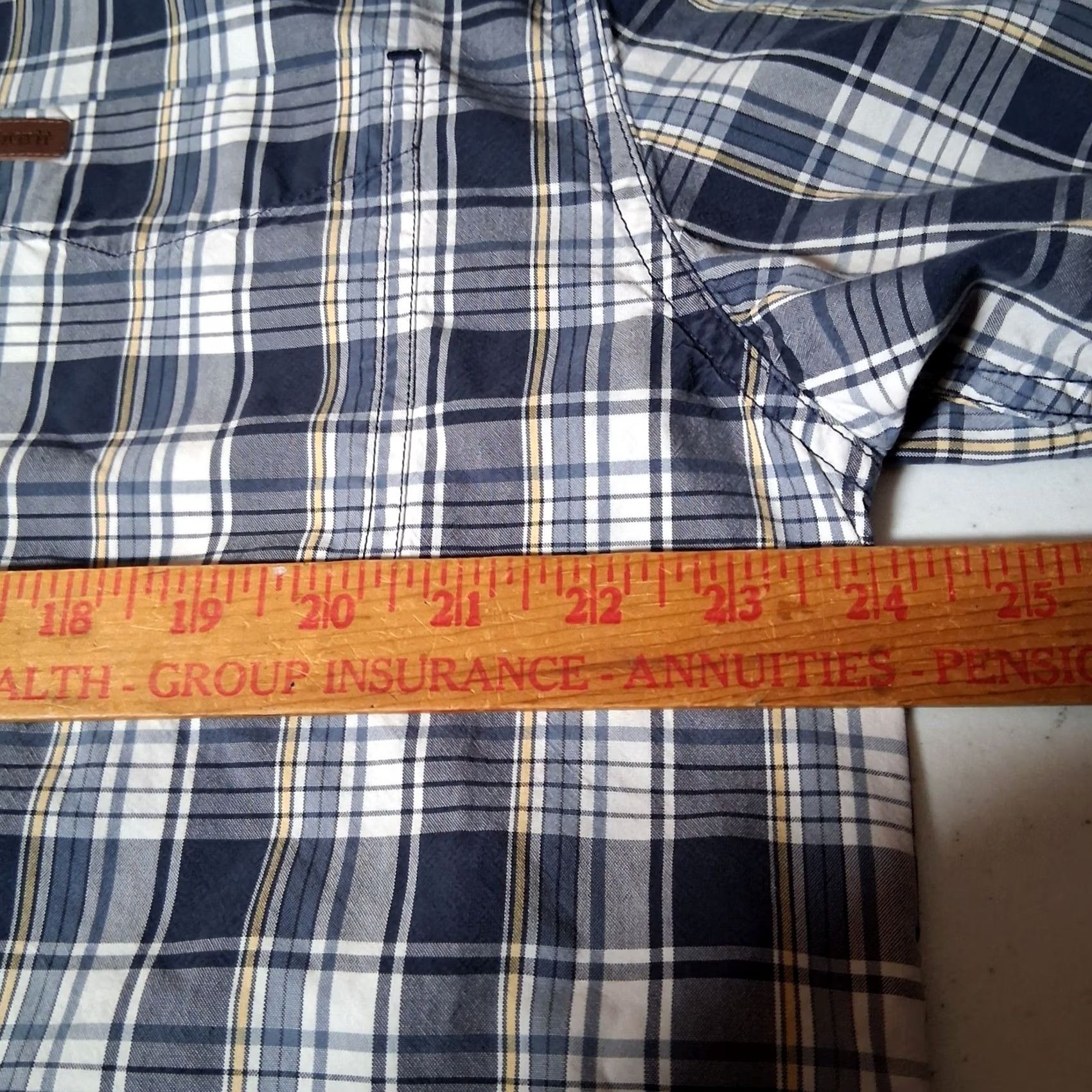 Carhartt Carhartt Button Down Shirt Men L Blue White Plaid Cotton Business Casual Work Size US L / EU 52-54 / 3 - 4 Thumbnail