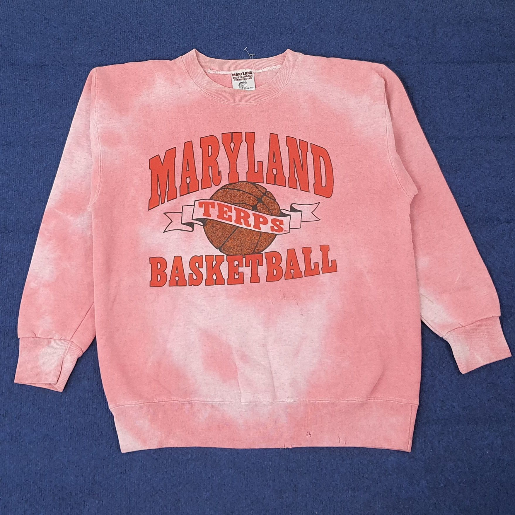 Vintage Vintage Maryland Basketball TERPS Sweatshirt C260N15 Size US M / EU 48-50 / 2 - 1 Thumbnail