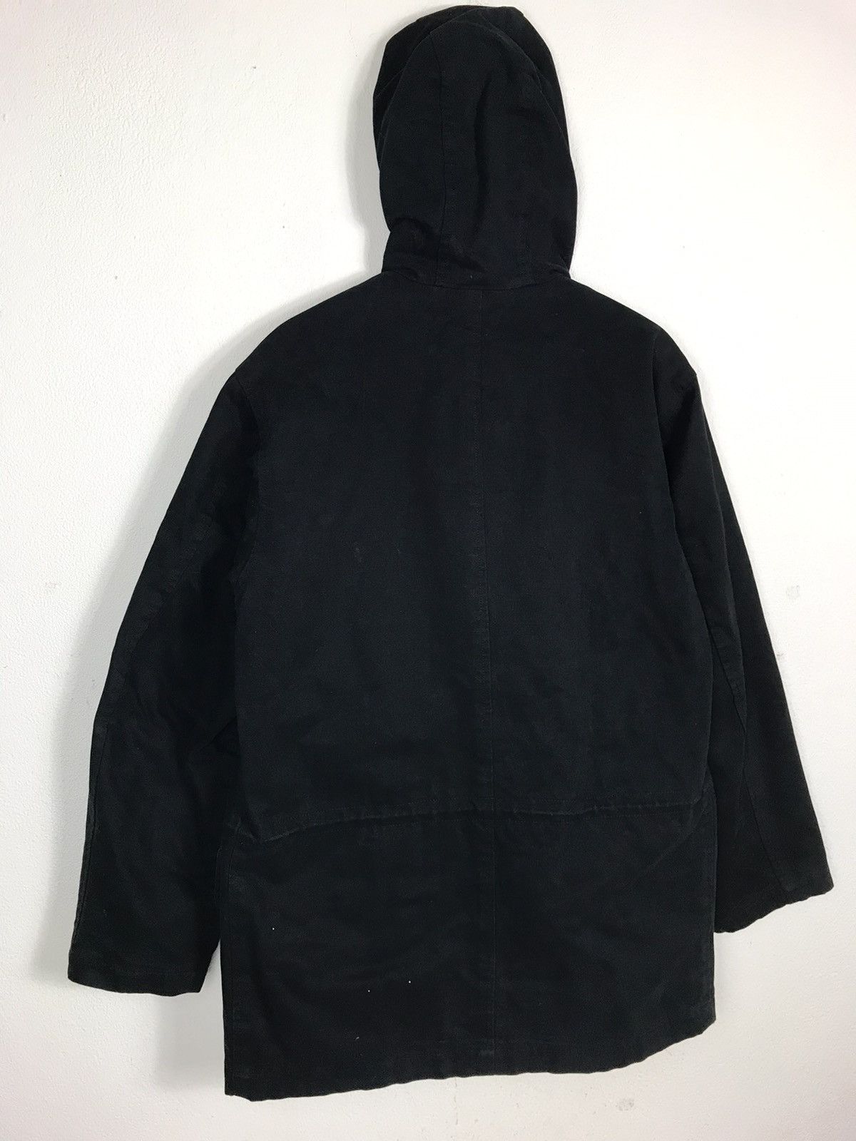 Issey Miyake Vintage Issey Miyake Denim Products Canvas Parka Hoodie Size US L / EU 52-54 / 3 - 10 Thumbnail