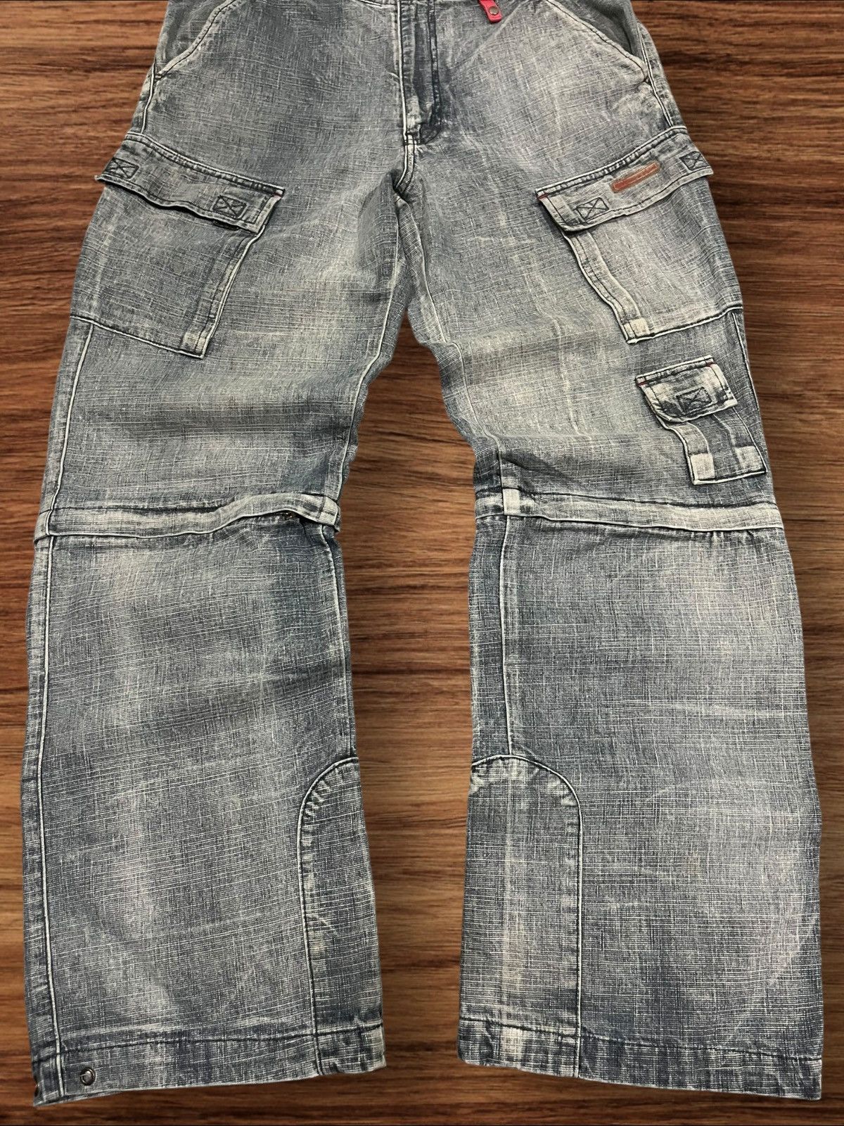 Hypebeast × Japanese Brand Japanese Brand Detachable Leg Multi Pocket Cargo Pants Size US 32 / EU 48 - 9 Thumbnail
