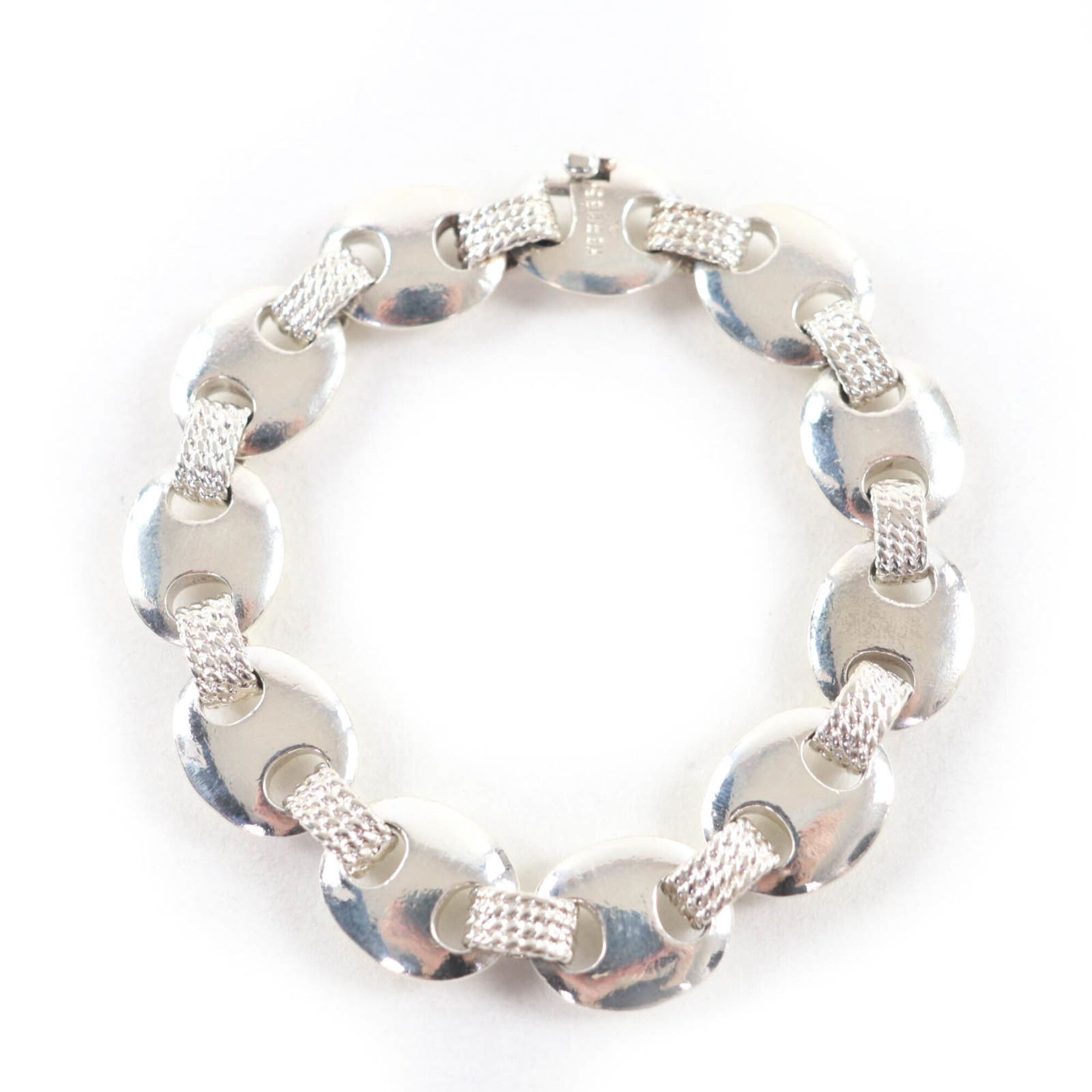 Hermes HERMES Vintage Chloris 925 Bangle Accessory Bracelet Silver Weight 51.1g Women's Men's Size ONE SIZE - 1 Thumbnail