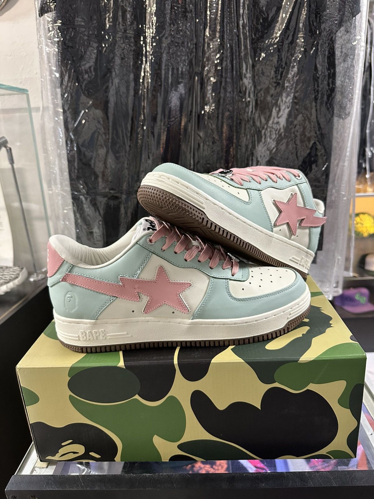 Bape Bape Bapestas ‘Multi Check’ Size US 10 / EU 43 - 1 Thumbnail