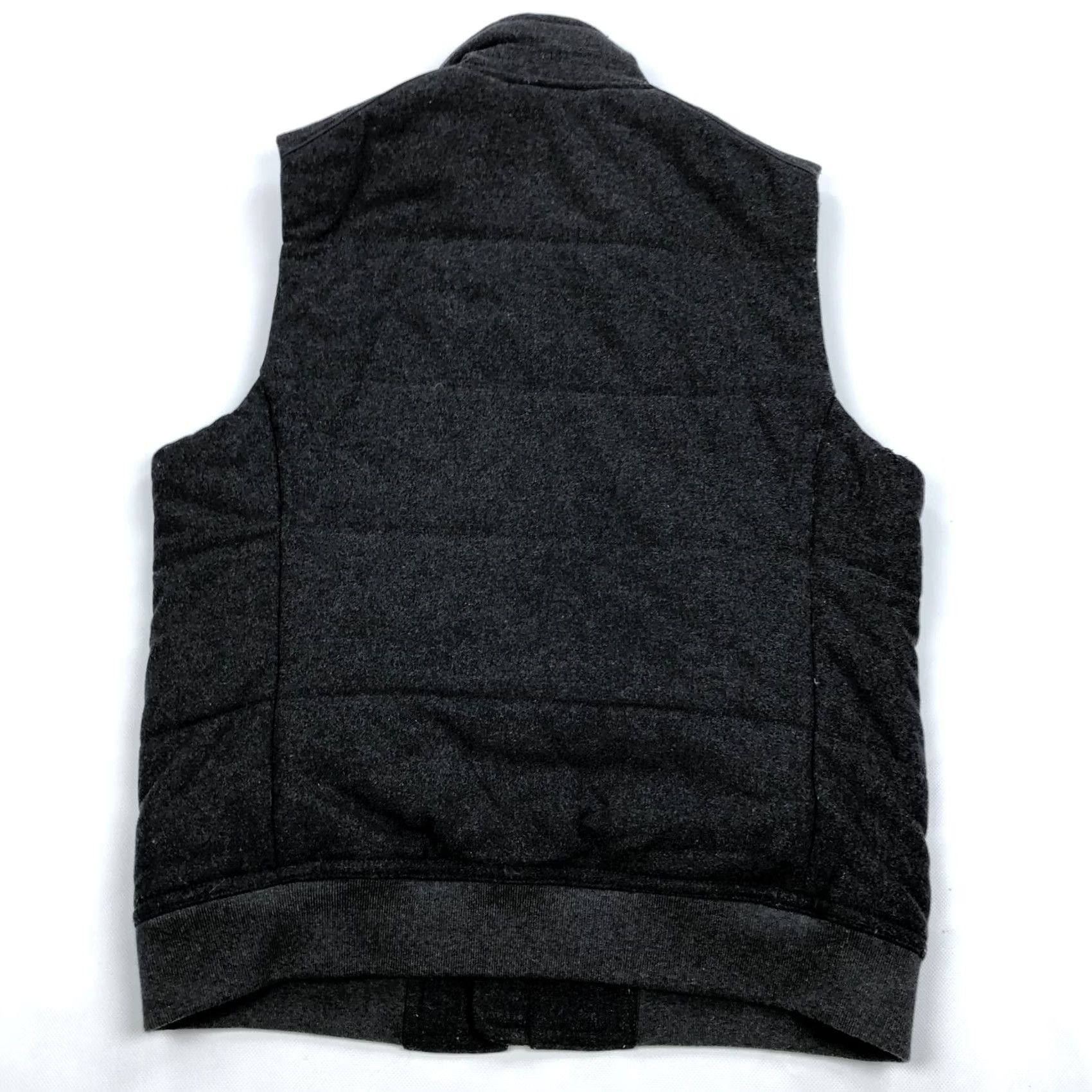 Banana Republic VINTAGE Banana Republic Men's Gray Wool Blend Quilted Puffer Vest Full Zip Size M Size US M / EU 48-50 / 2 - 2 Thumbnail