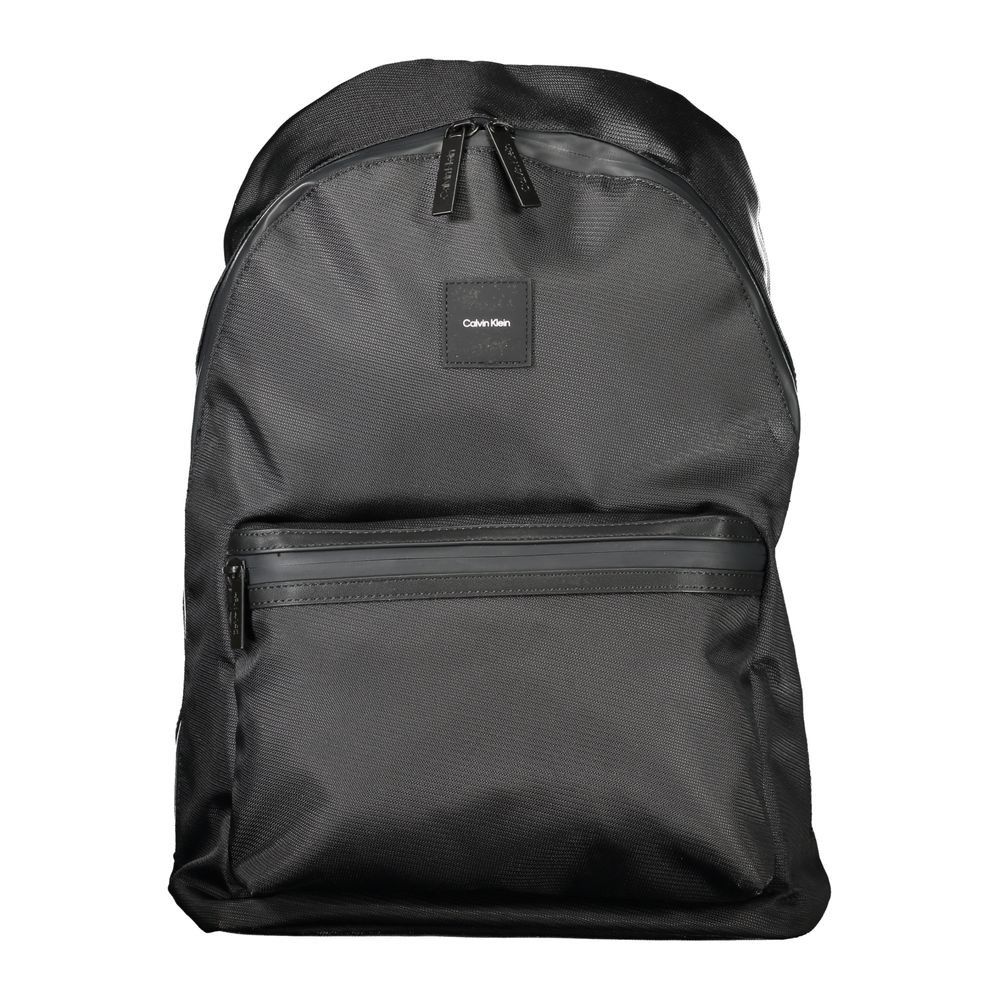 Calvin Klein Black Polyester Men's Backpack Size ONE SIZE - 1 Thumbnail