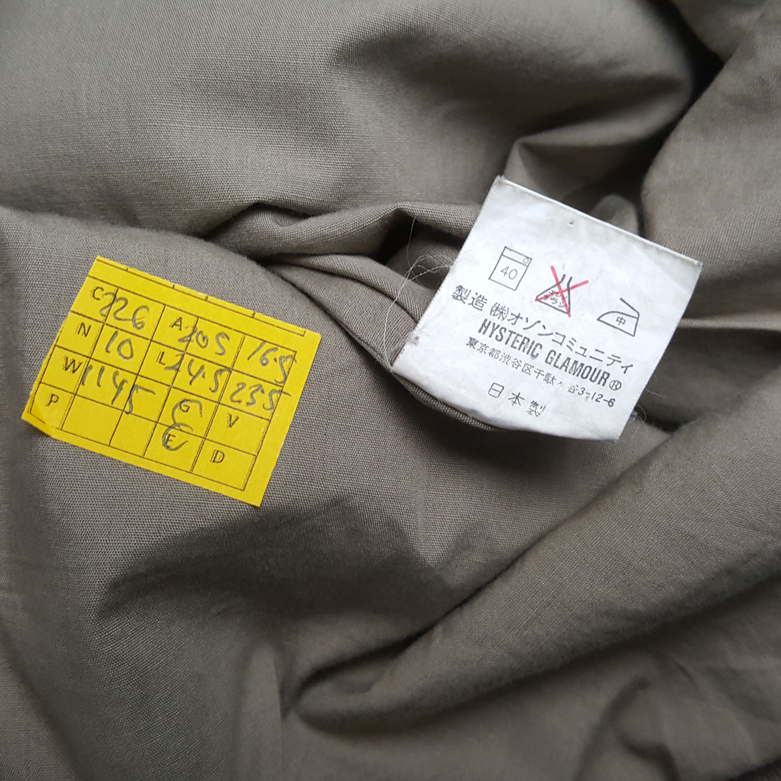 Hysteric Glamour × Japanese Brand × Vintage Vintage HYSTERIC GLAMOUR Japan Fashion Brand Custom Jakcet Size US S / EU 44-46 / 1 - 7 Thumbnail