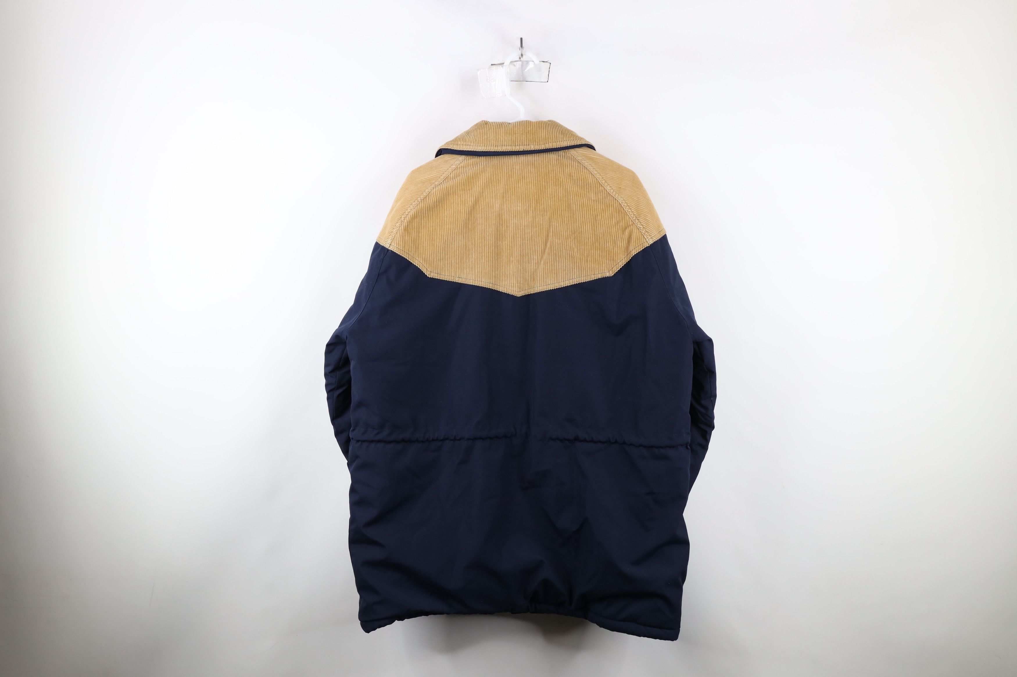 Vintage Vintage 90s Streetwear Western Corduroy Puffer Parka Jacket Size US L / EU 52-54 / 3 - 14 Thumbnail