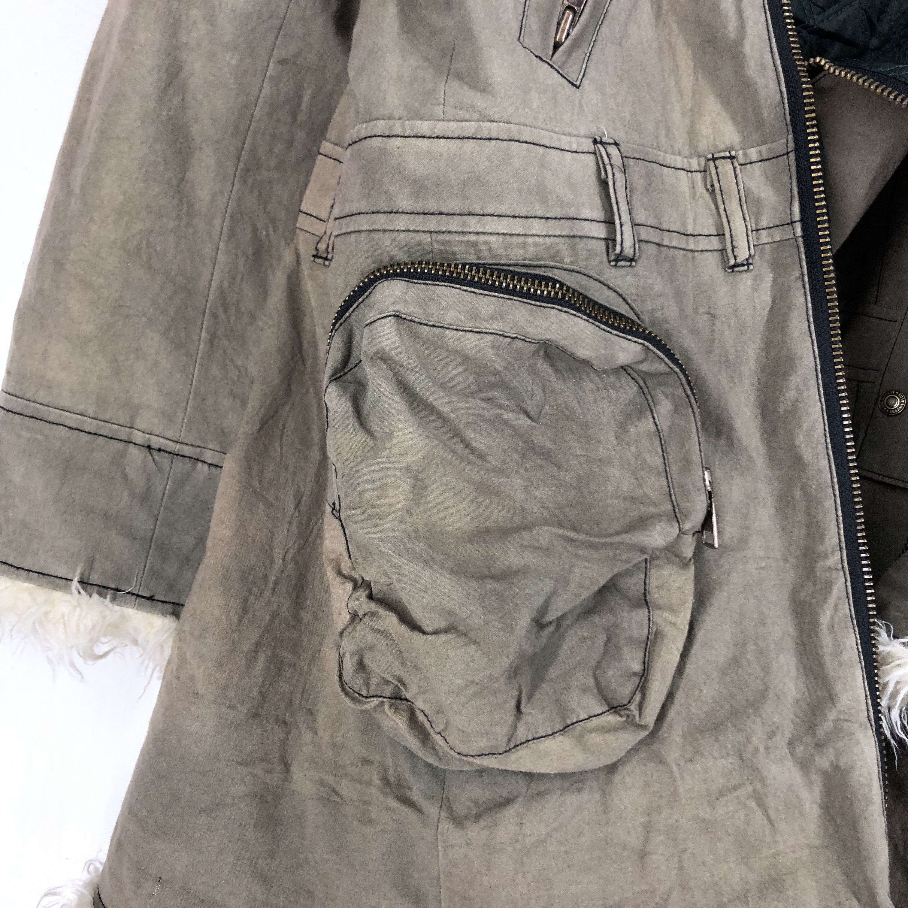Japanese Brand BETTY'S BLUE SHINJI ABE COLLECTION Winter Jacket #2561-90 Size US S / EU 44-46 / 1 - 8 Thumbnail
