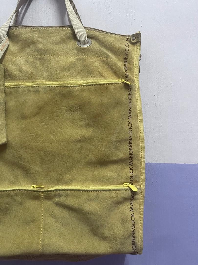 Mandarina Duck Mandarina Duck Leather and Canvas Bag Size ONE SIZE - 3 Thumbnail