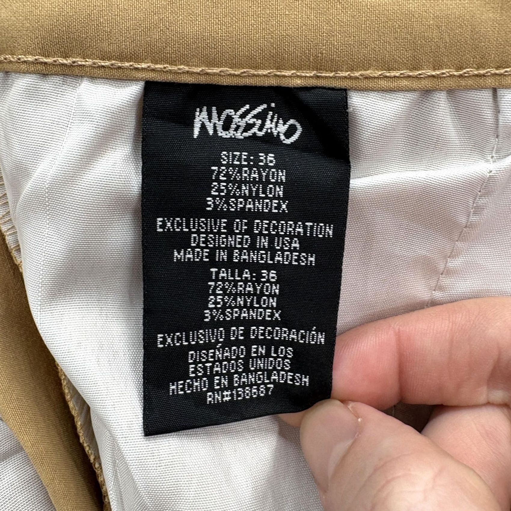 Mossimo Mossimo Jogger Pants Mens 36 Beige Slim Fit Inseam 29 Moisture Wicking NWT Tech Size US 36 / EU 52 - 6 Thumbnail