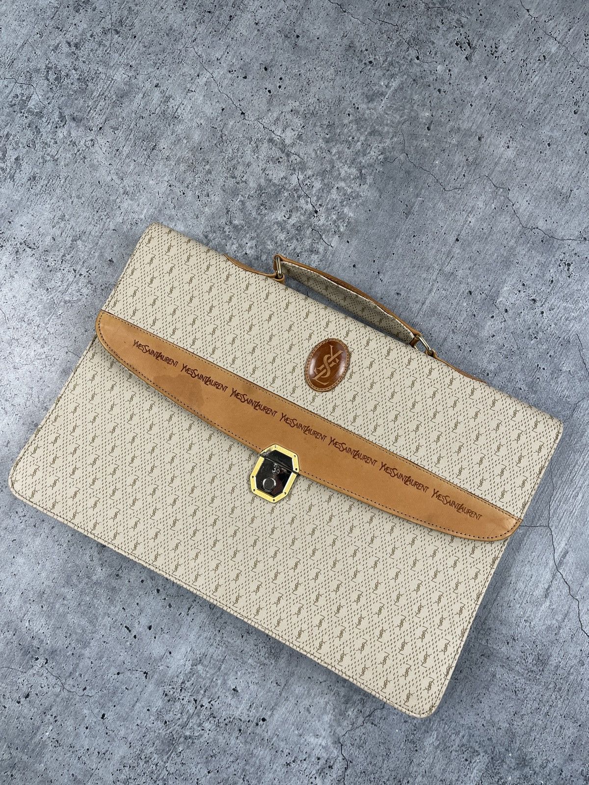 Gucci Yves Saint Laurent bag hand/Document holder 80s Size ONE SIZE - 2 Thumbnail