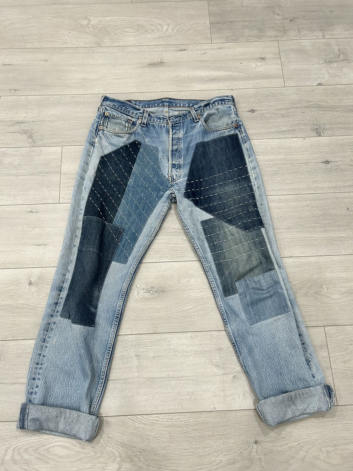 image of Levis Levi’S 501Xx Light Wash Denim, Men's (Size 34)