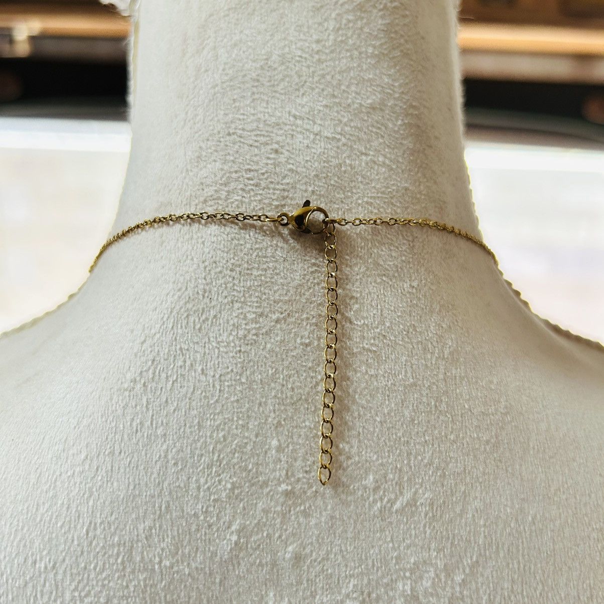 Handmade Handcrafted solid brass mushroom pendant on chain necklace Size ONE SIZE - 4 Thumbnail