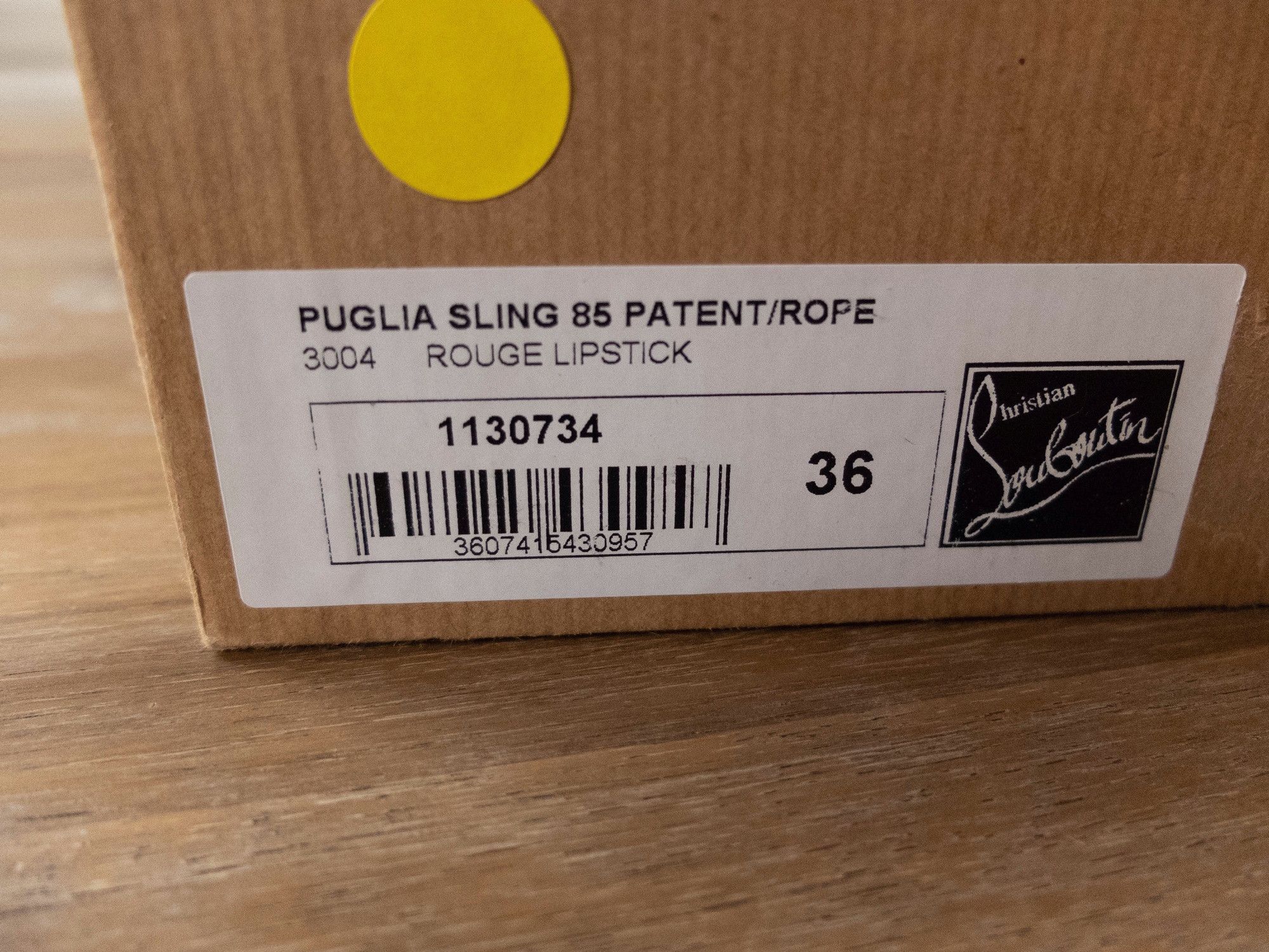 Christian Louboutin CHRISTIAN LOUBOUTIN Puglia Sling red patent leather pumps 36 Size US 6 / IT 36 - 12 Thumbnail